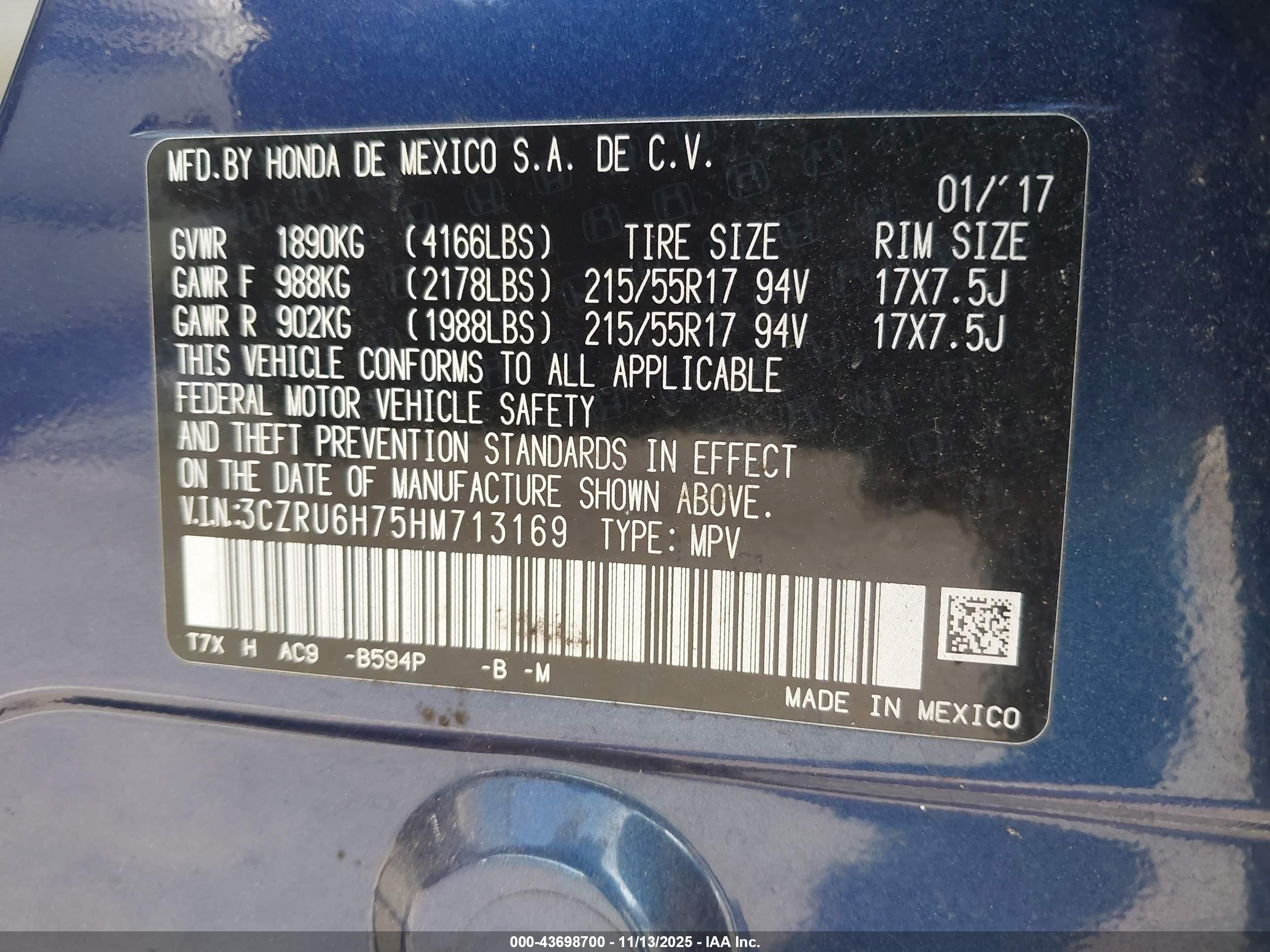 HONDA HR-V image 9
