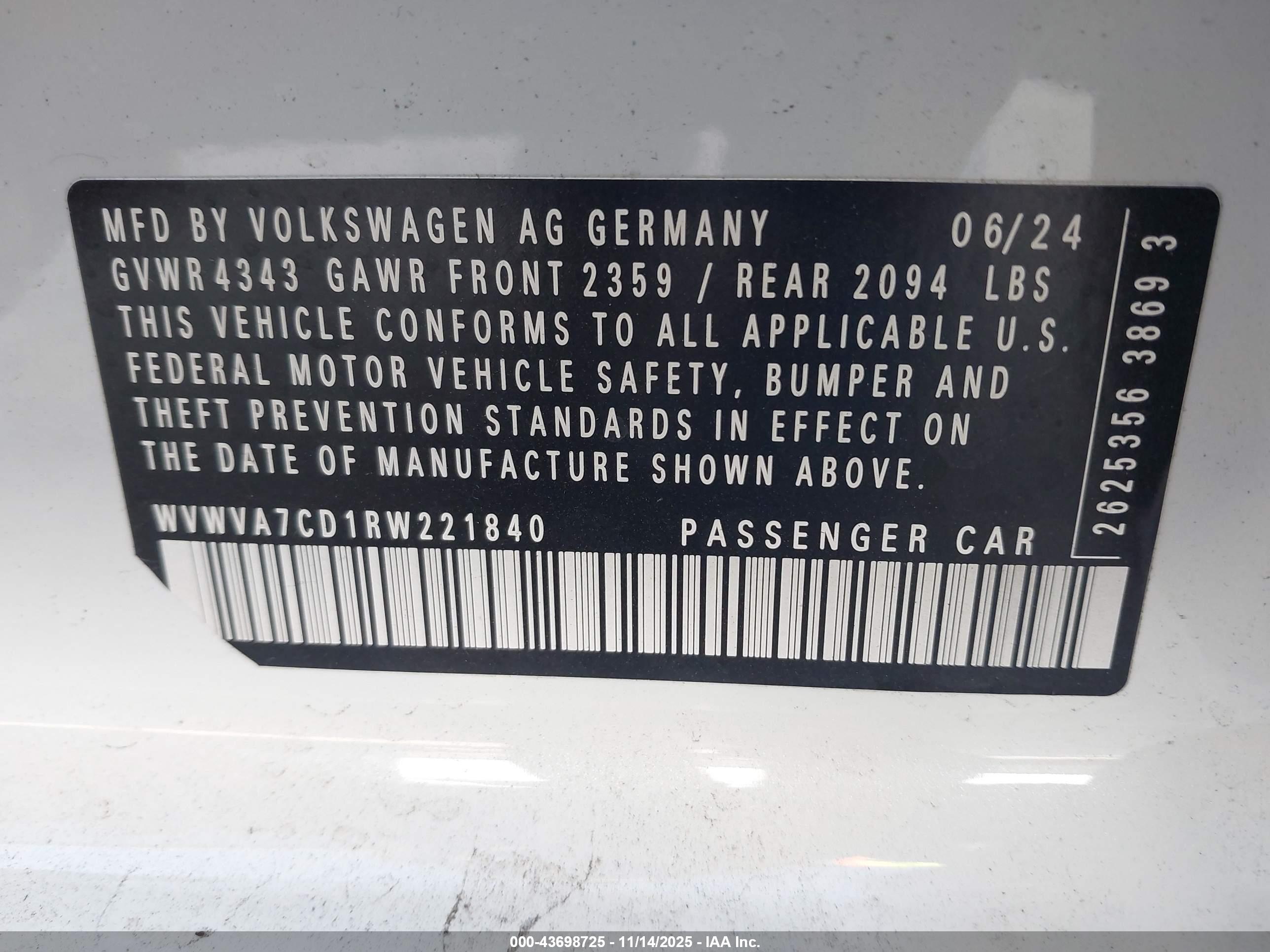 VOLKSWAGEN GOLF image 9