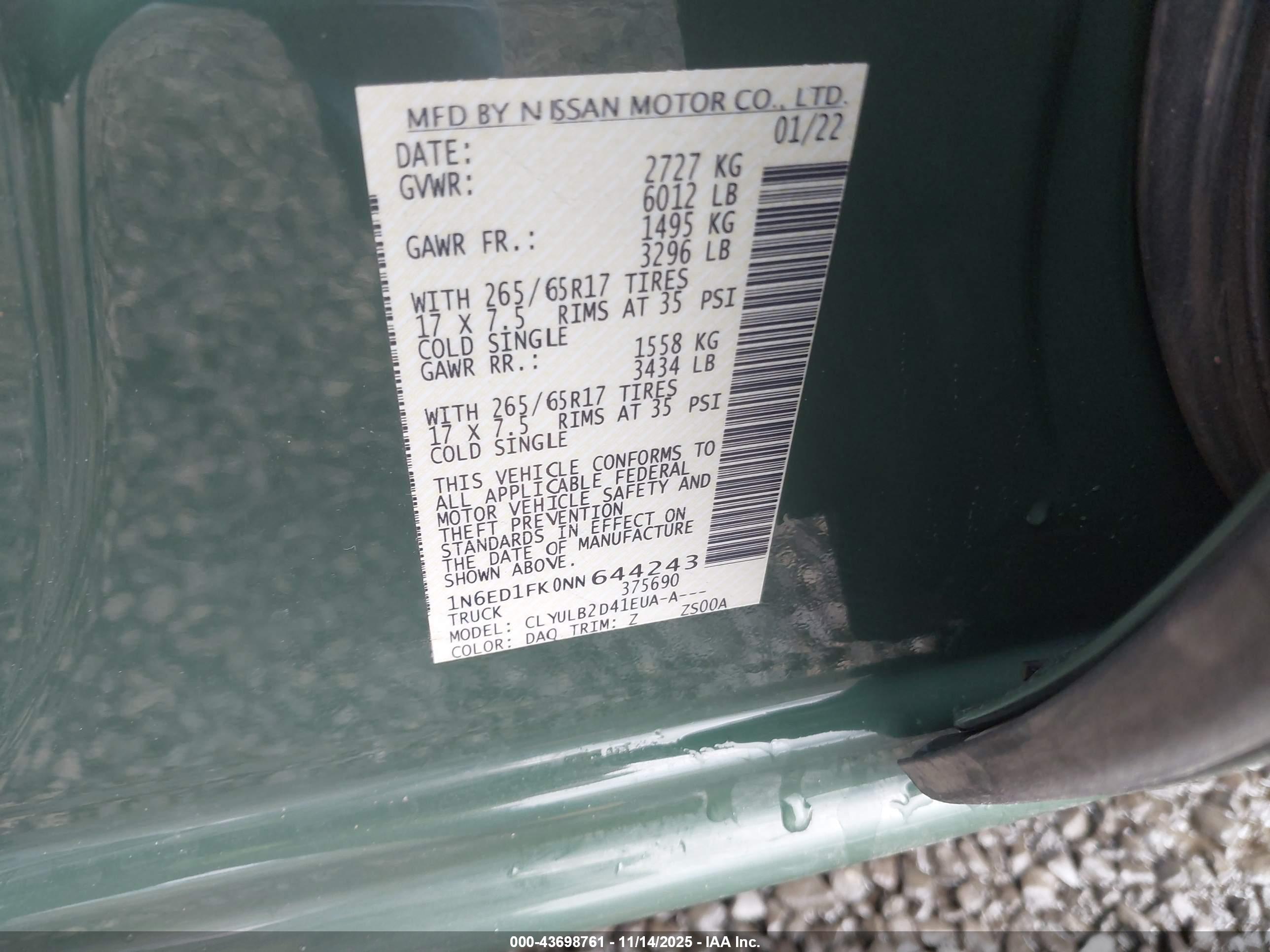 NISSAN FRONTIER image 9