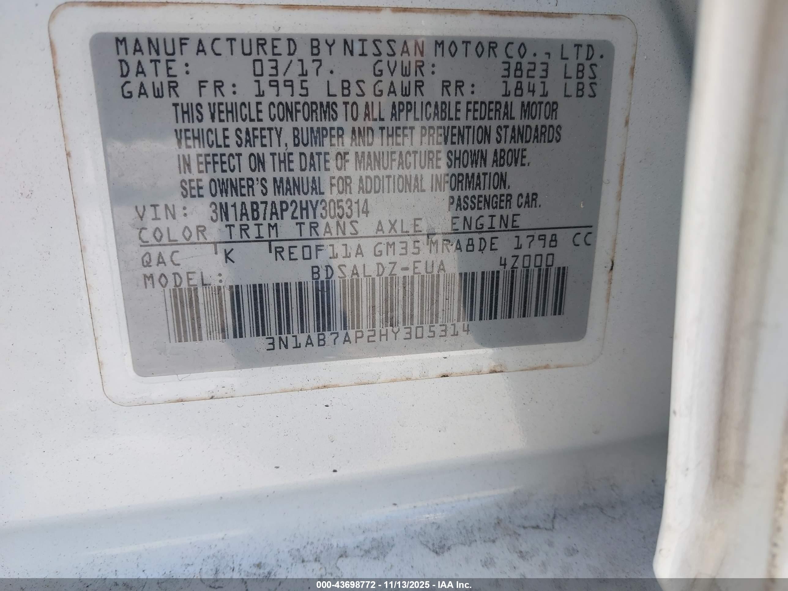 NISSAN SENTRA image 9