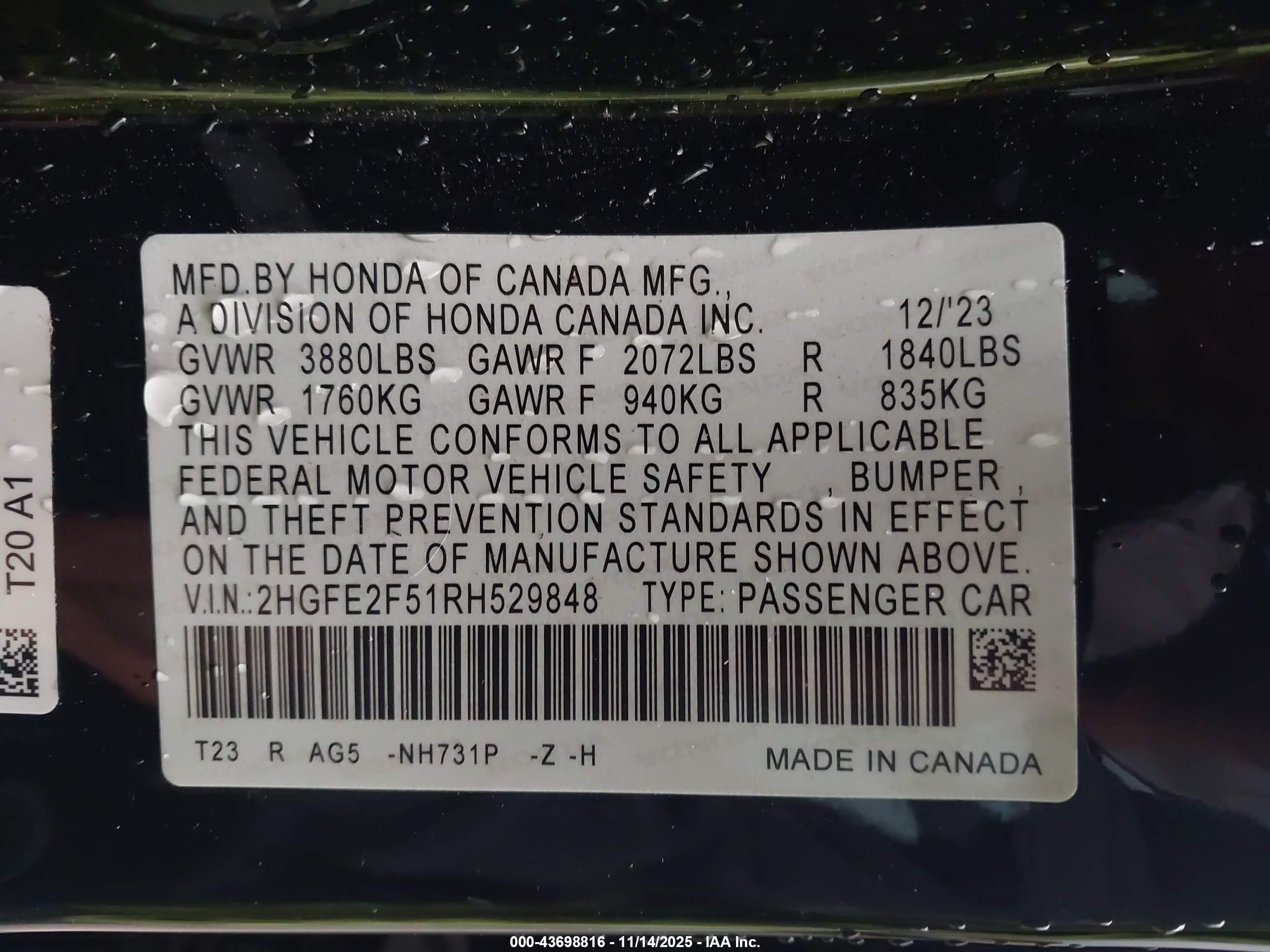 HONDA CIVIC image 9