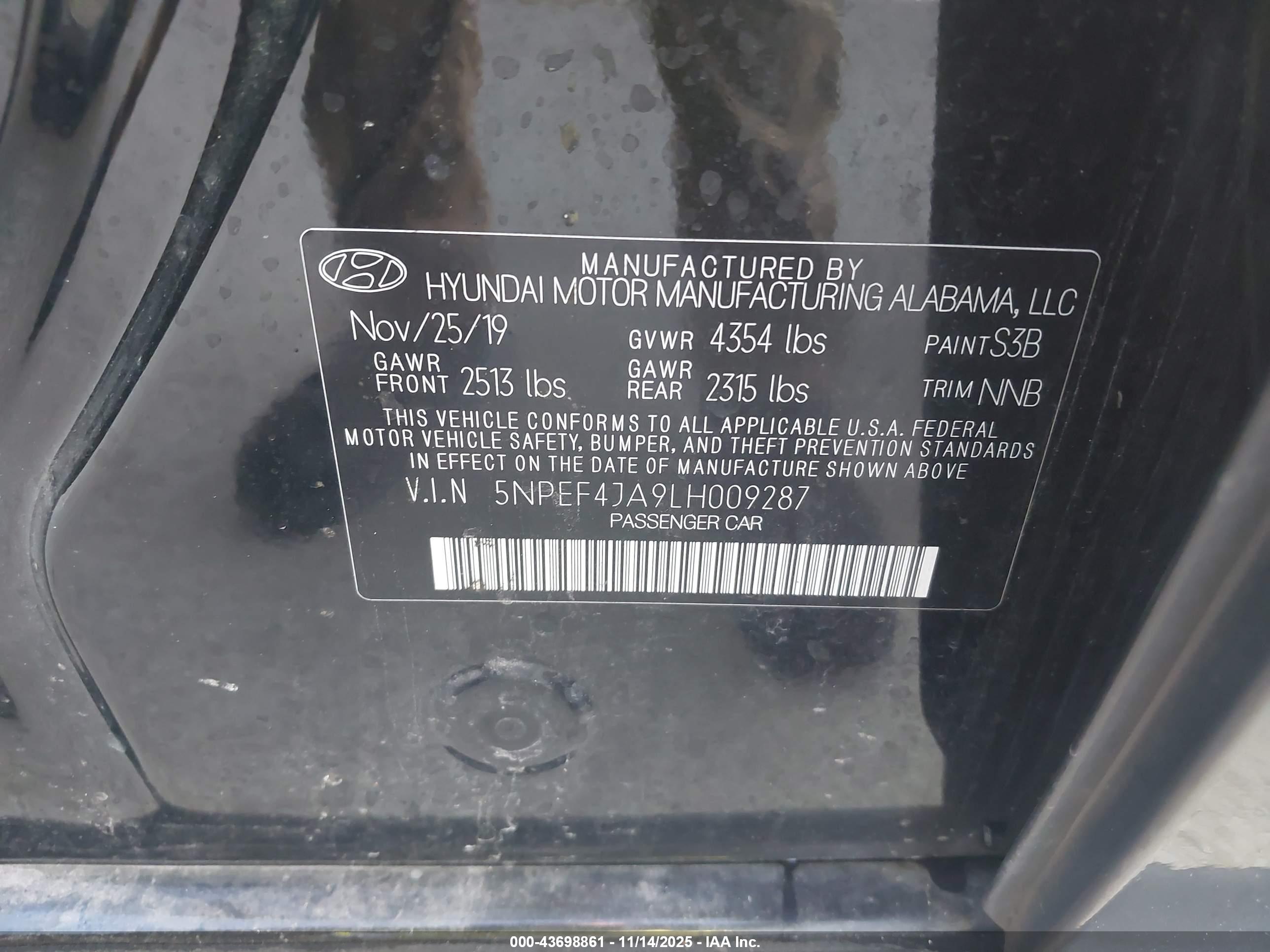 HYUNDAI SONATA image 9
