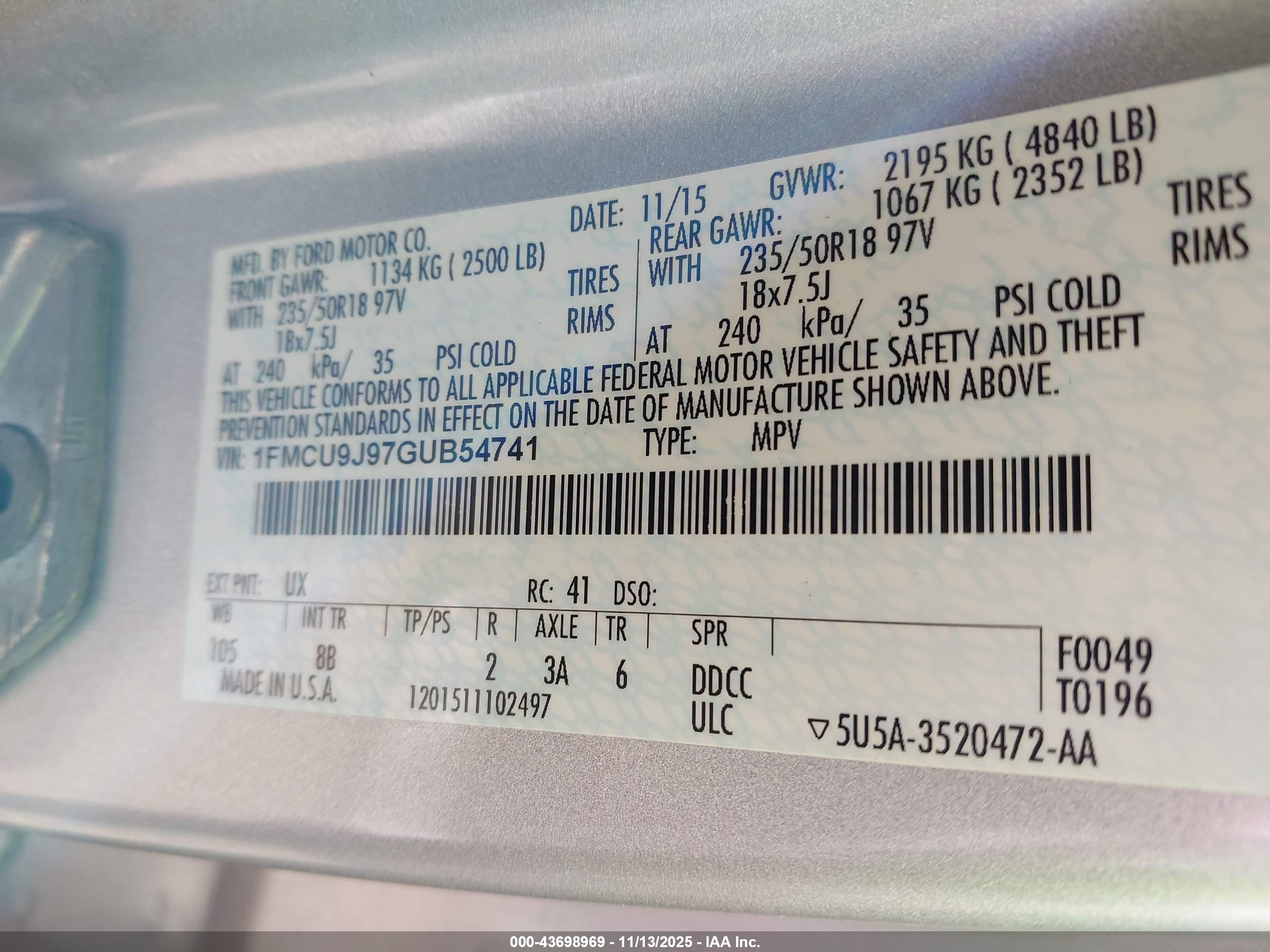 FORD ESCAPE image 9