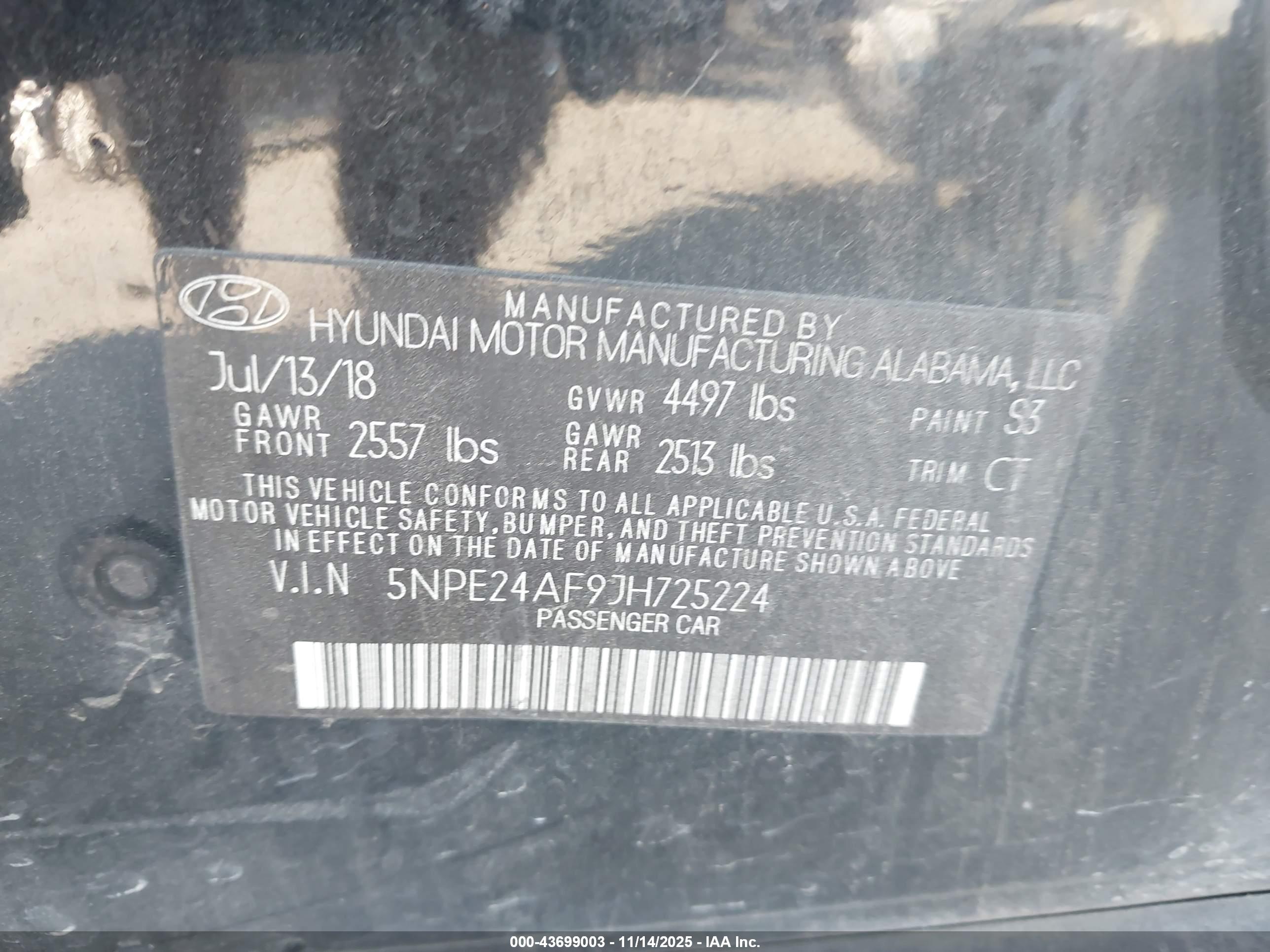 HYUNDAI SONATA image 9