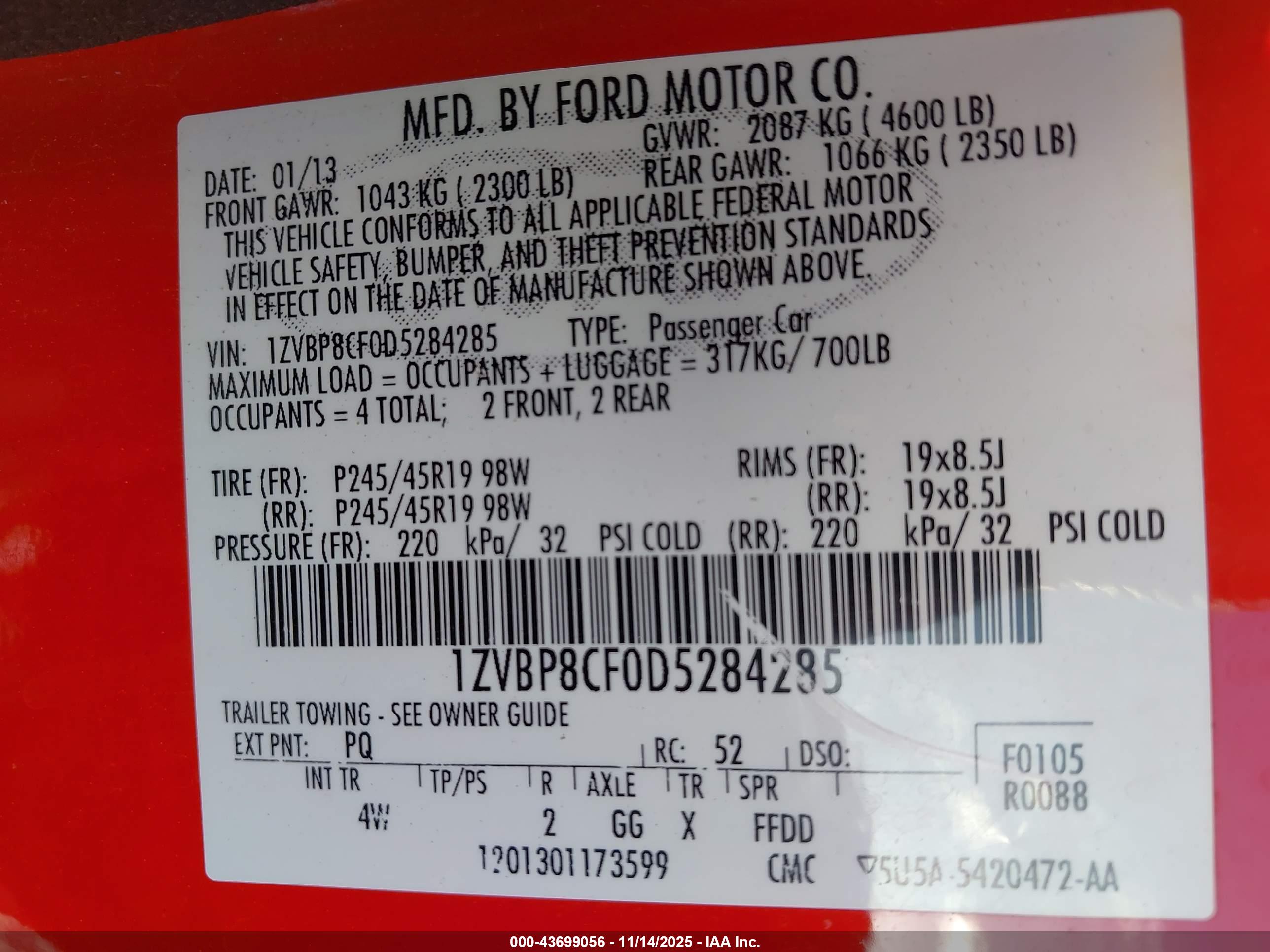 FORD MUSTANG image 9