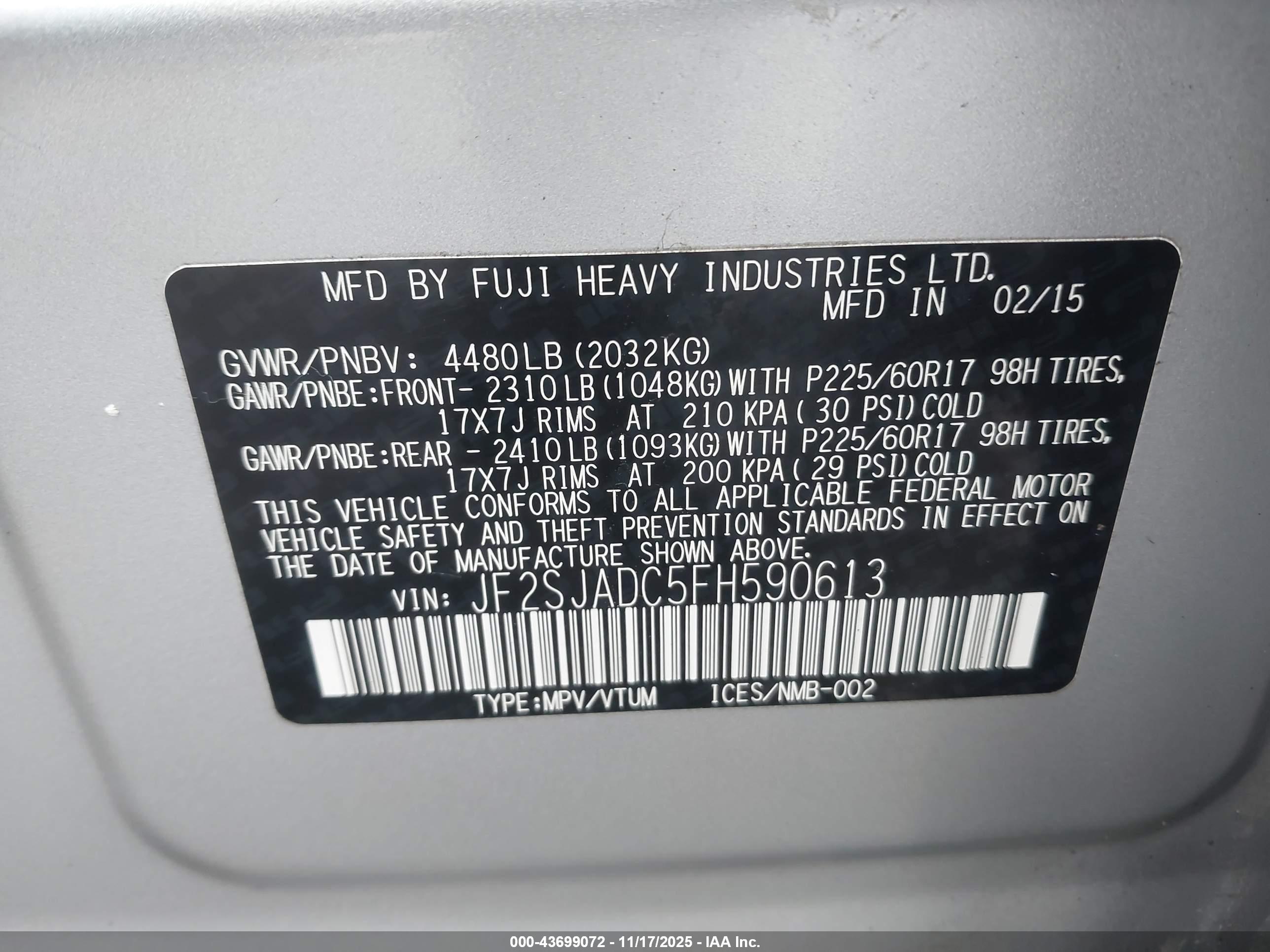 SUBARU FORESTER image 9