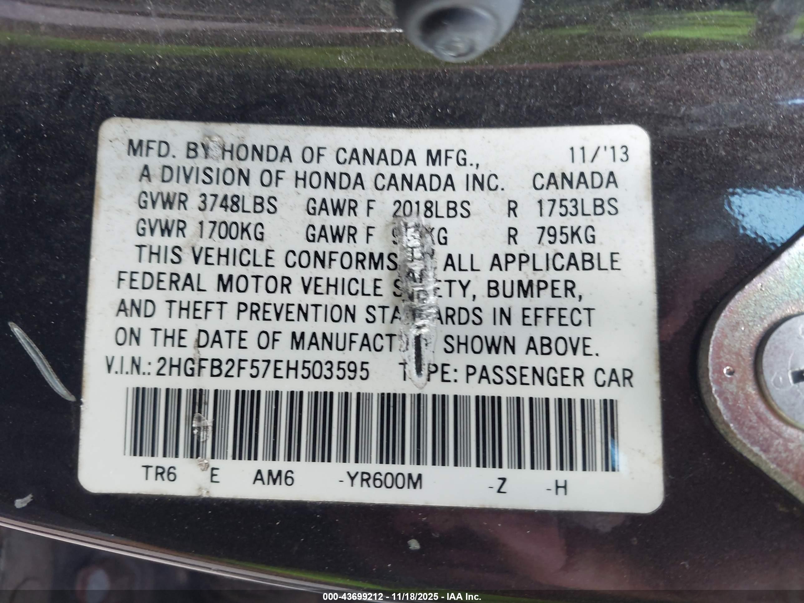 HONDA CIVIC image 9