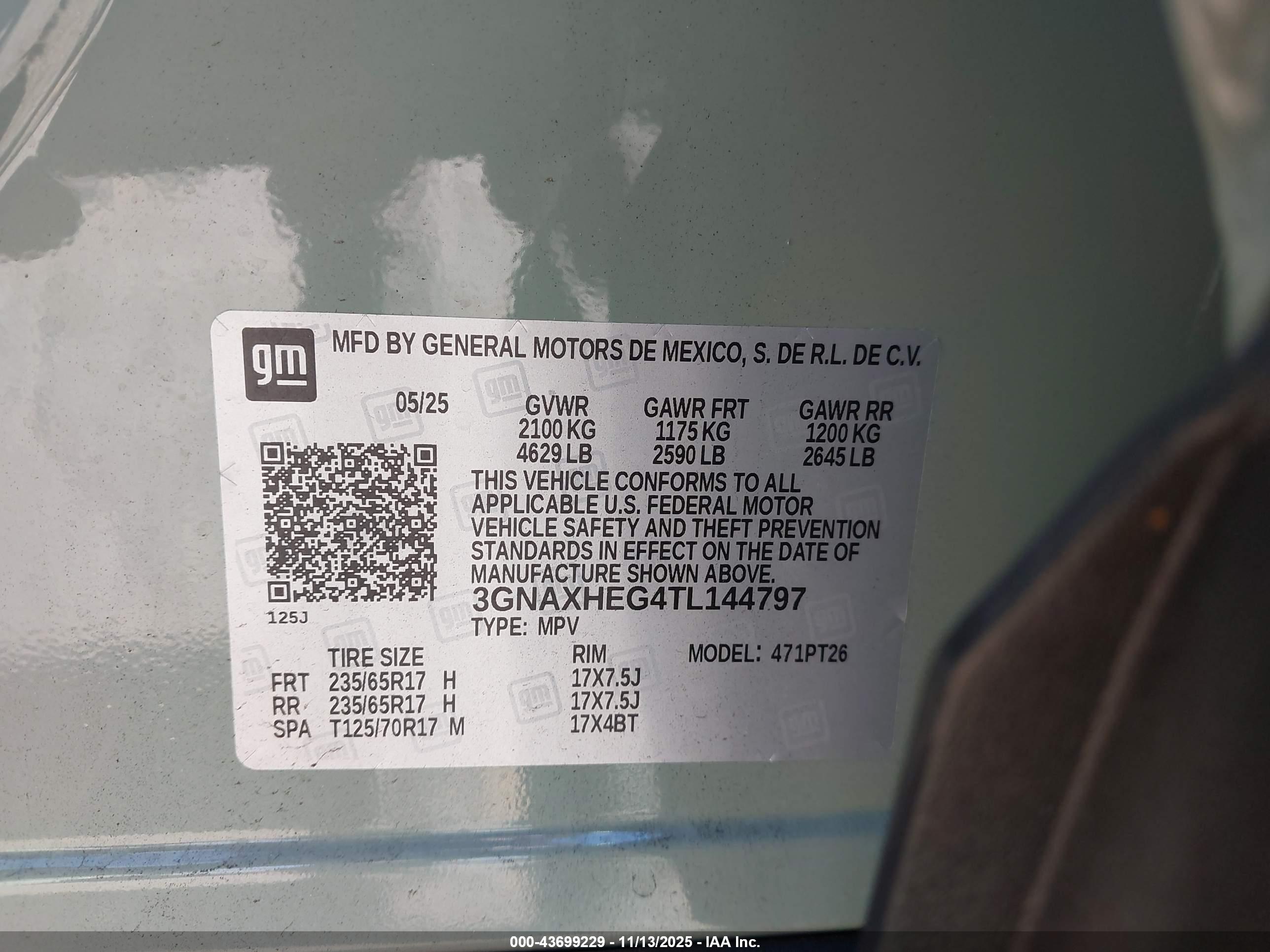 CHEVROLET EQUINOX image 9