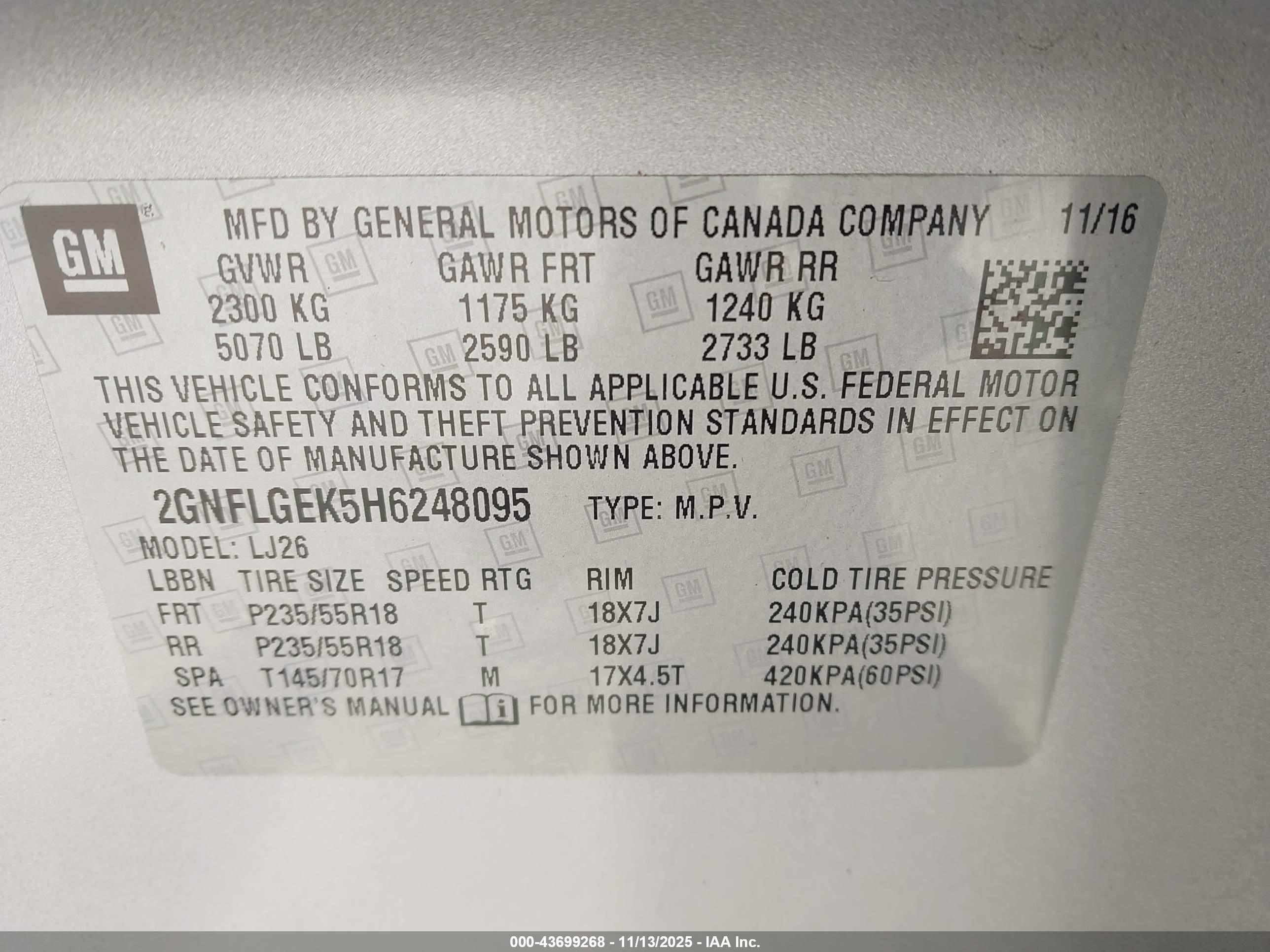 CHEVROLET EQUINOX image 9
