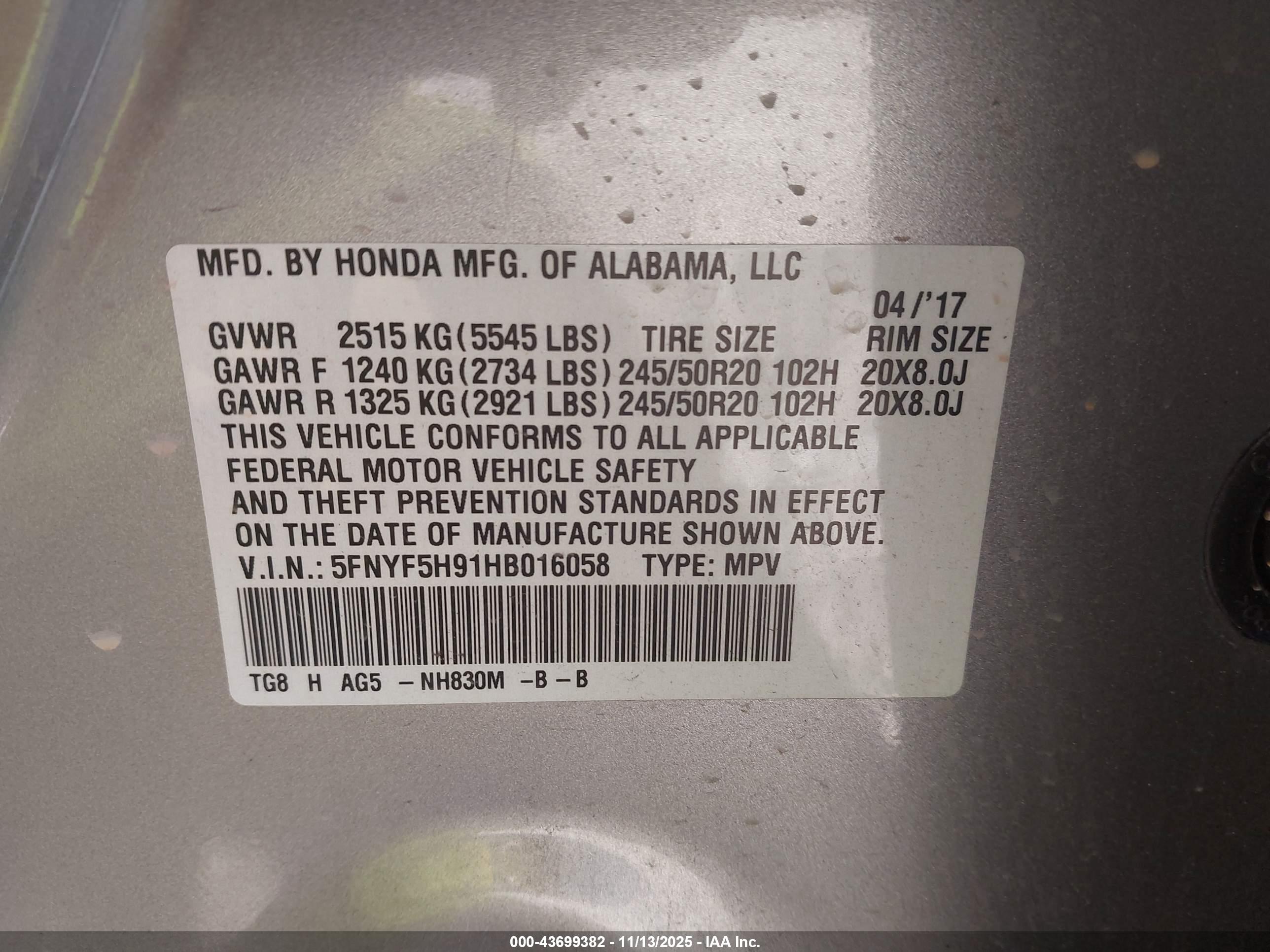 HONDA PILOT image 9