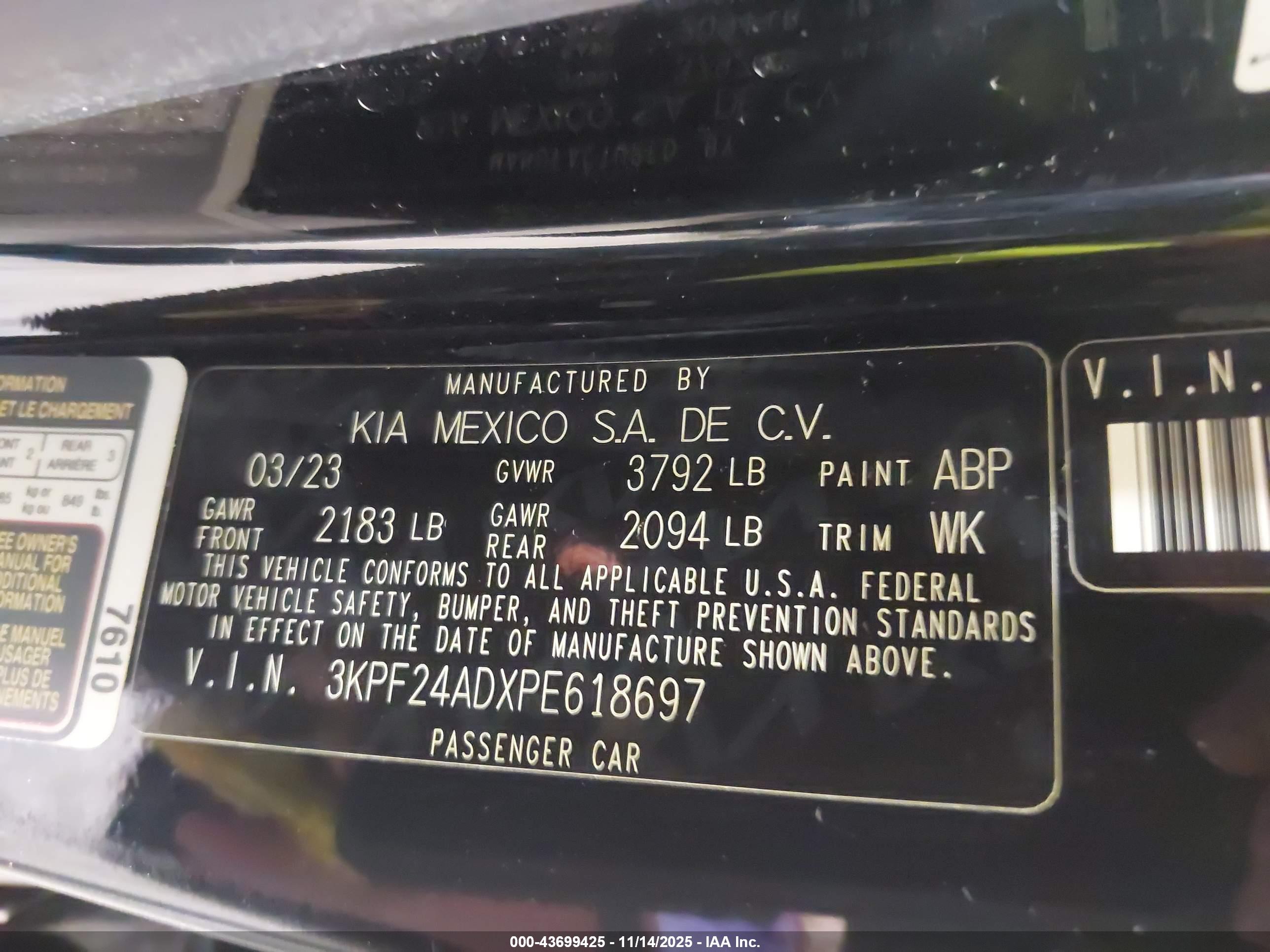 KIA FORTE image 9