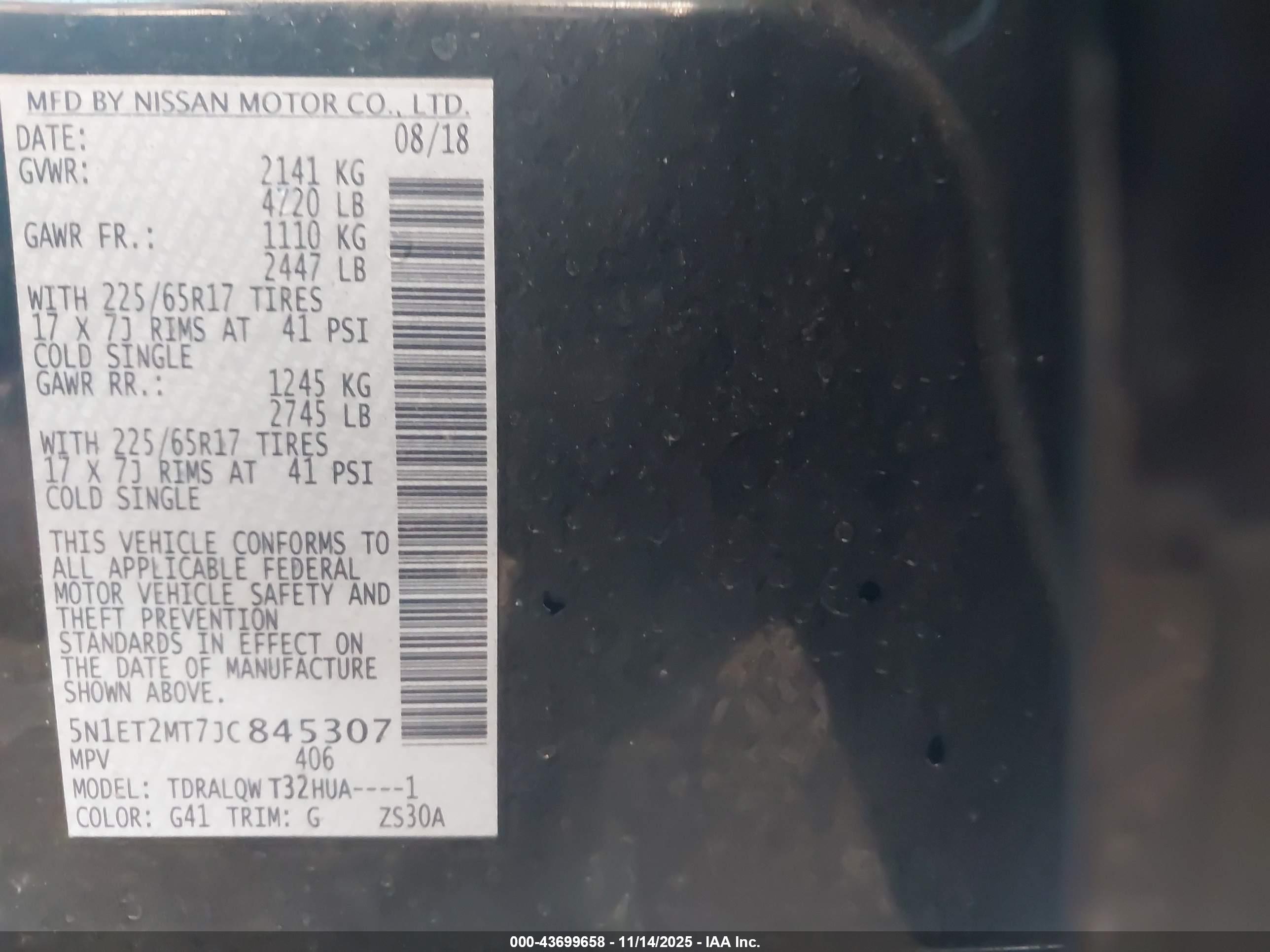 NISSAN ROGUE image 9