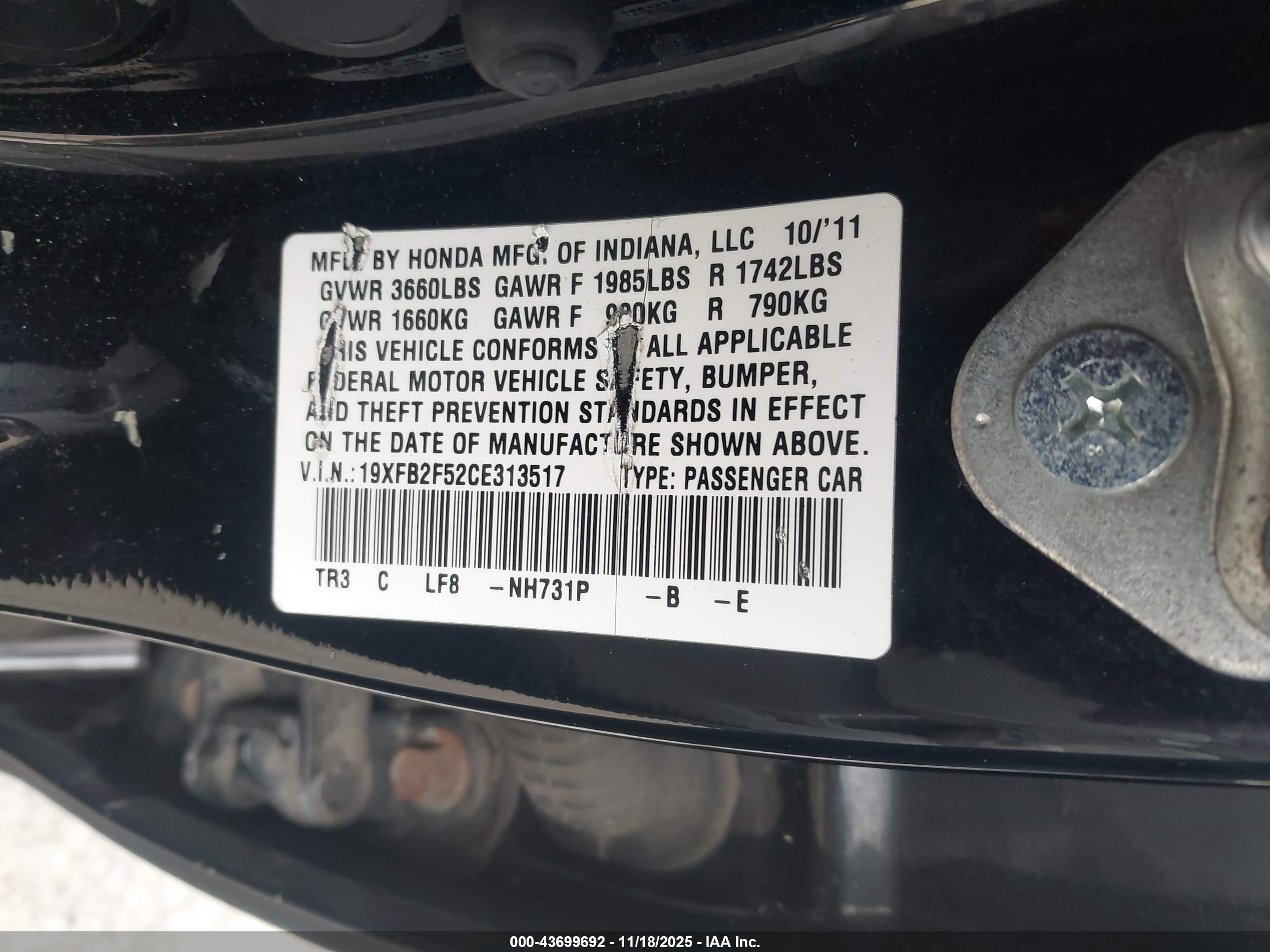HONDA CIVIC image 9
