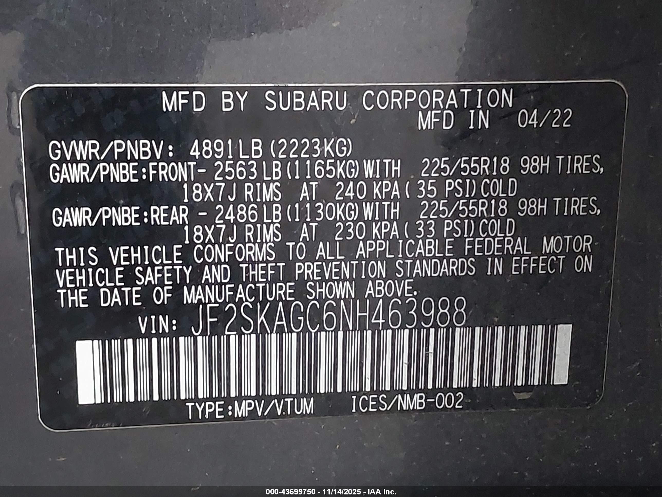 SUBARU FORESTER image 9