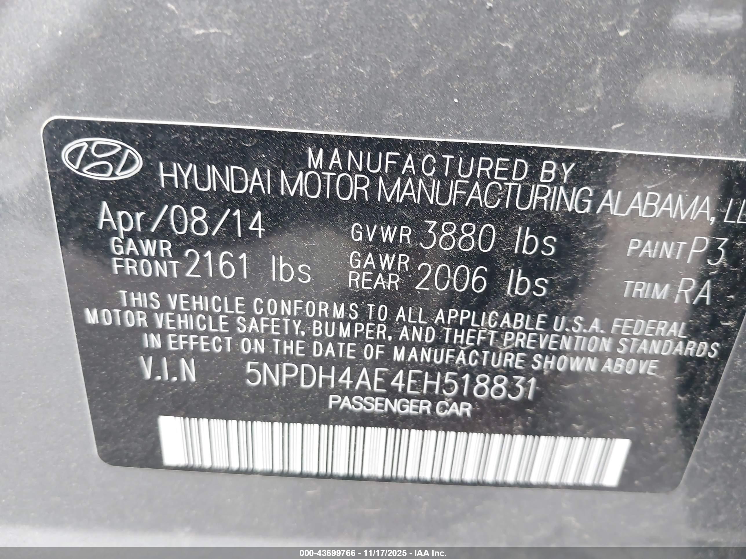 HYUNDAI ELANTRA image 9