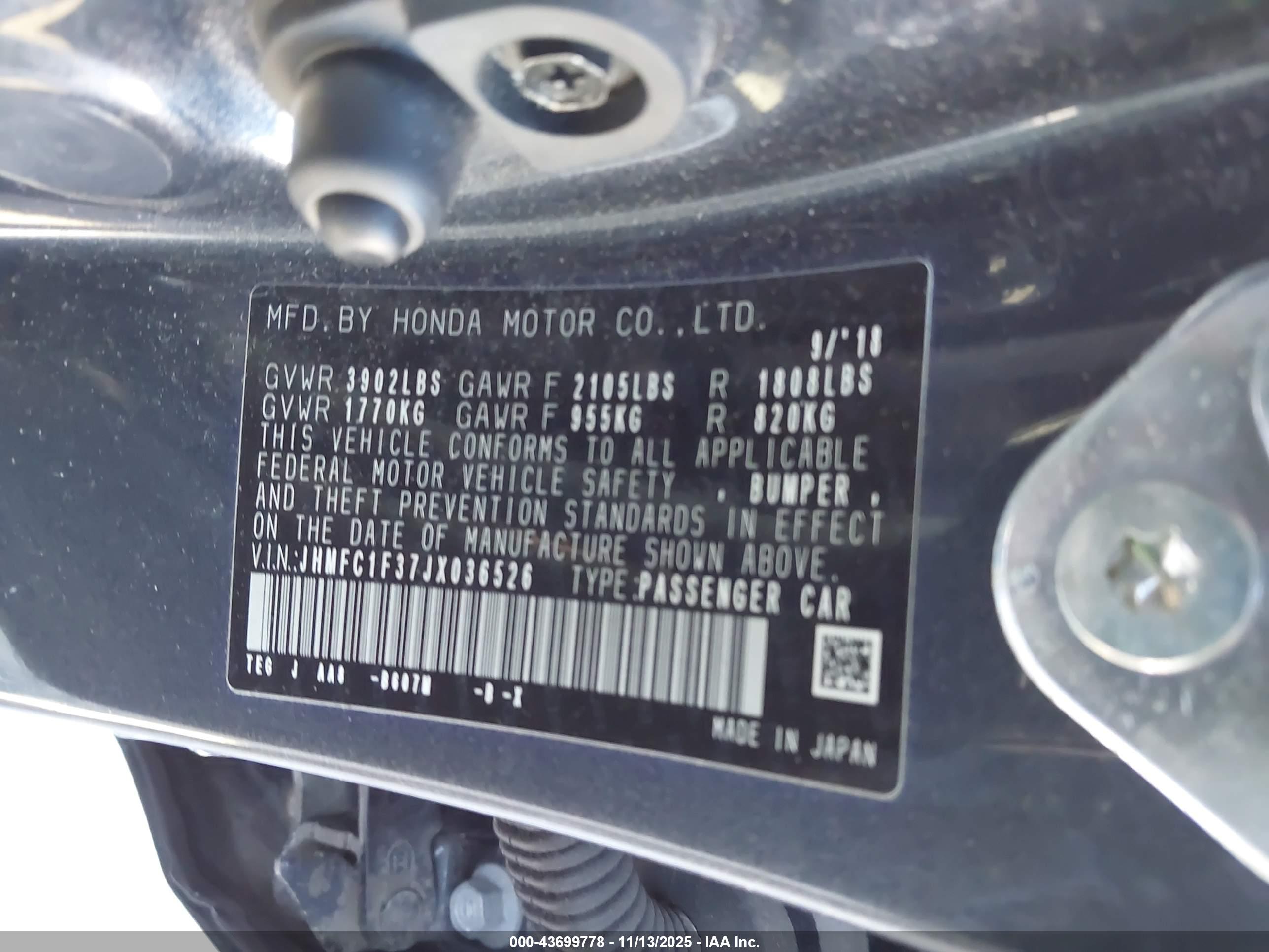 HONDA CIVIC image 9