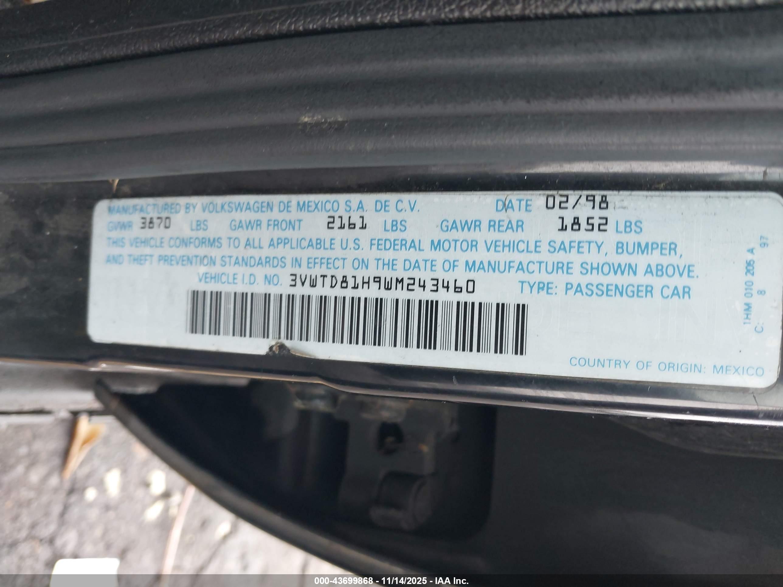 VOLKSWAGEN JETTA image 9