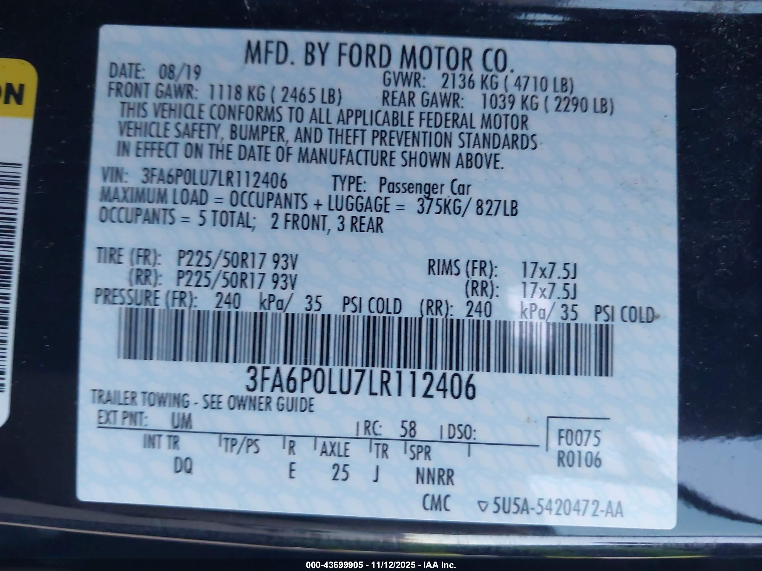 FORD FUSION image 9