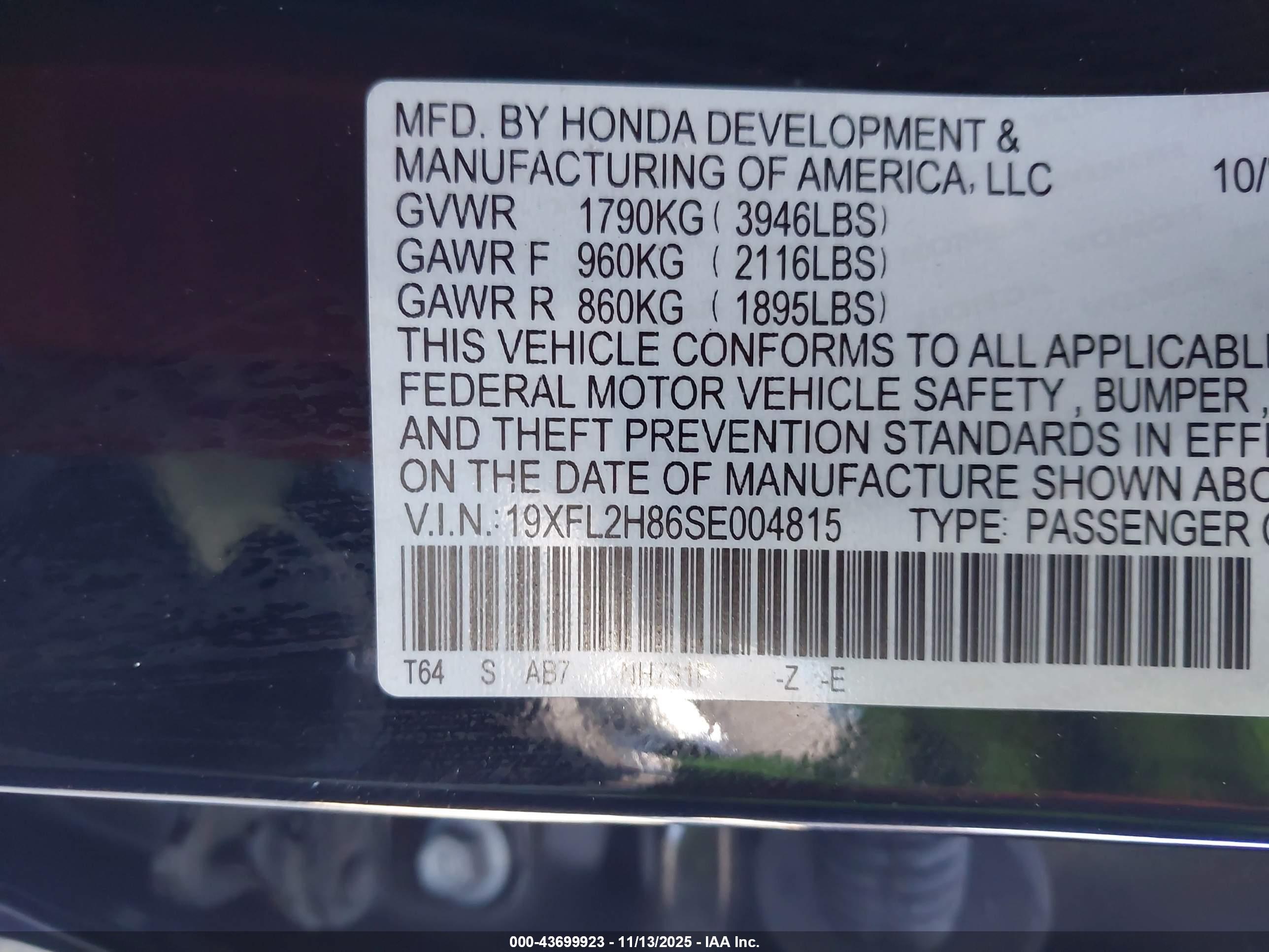HONDA CIVIC image 9