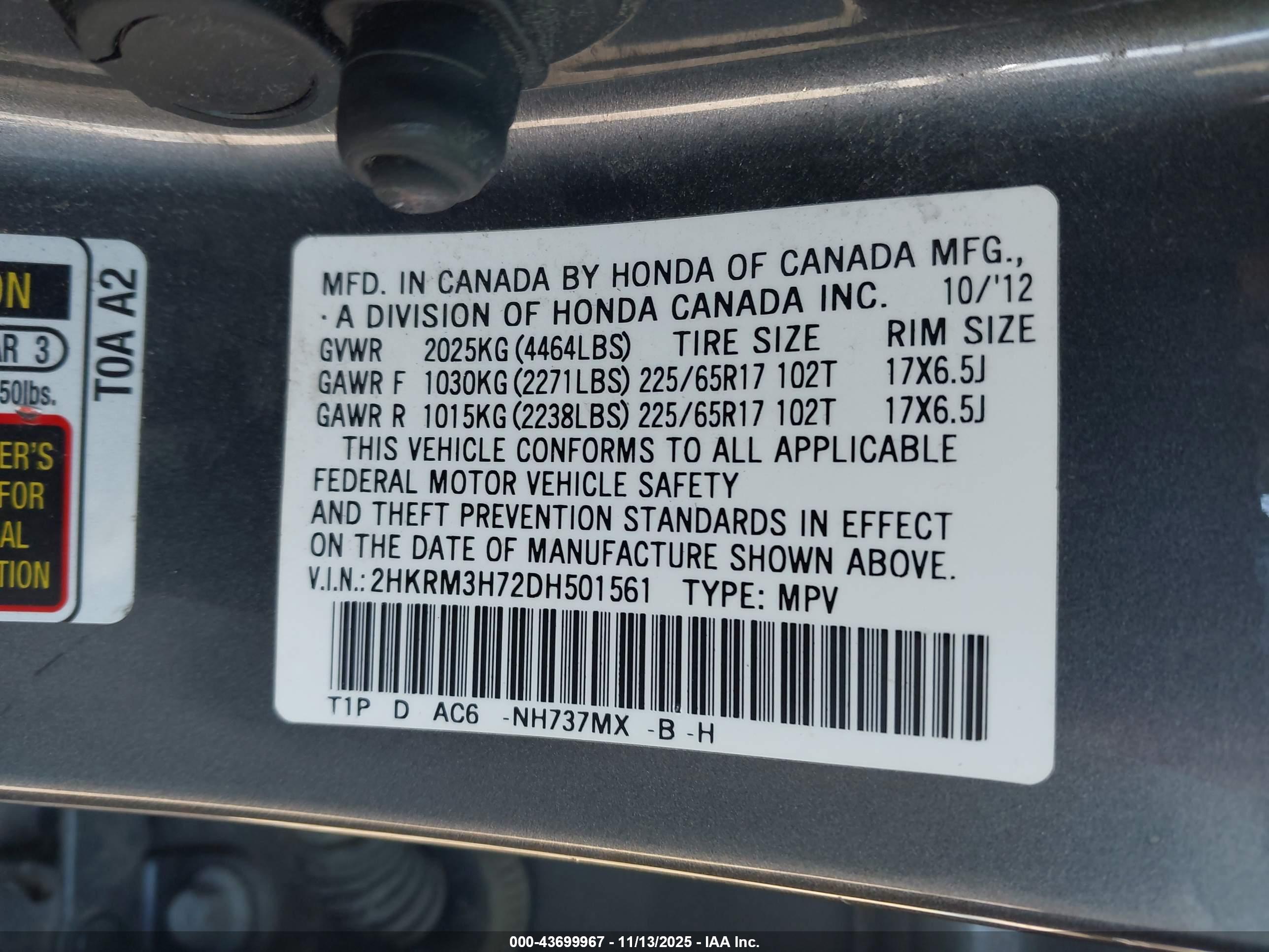 HONDA CR-V image 9