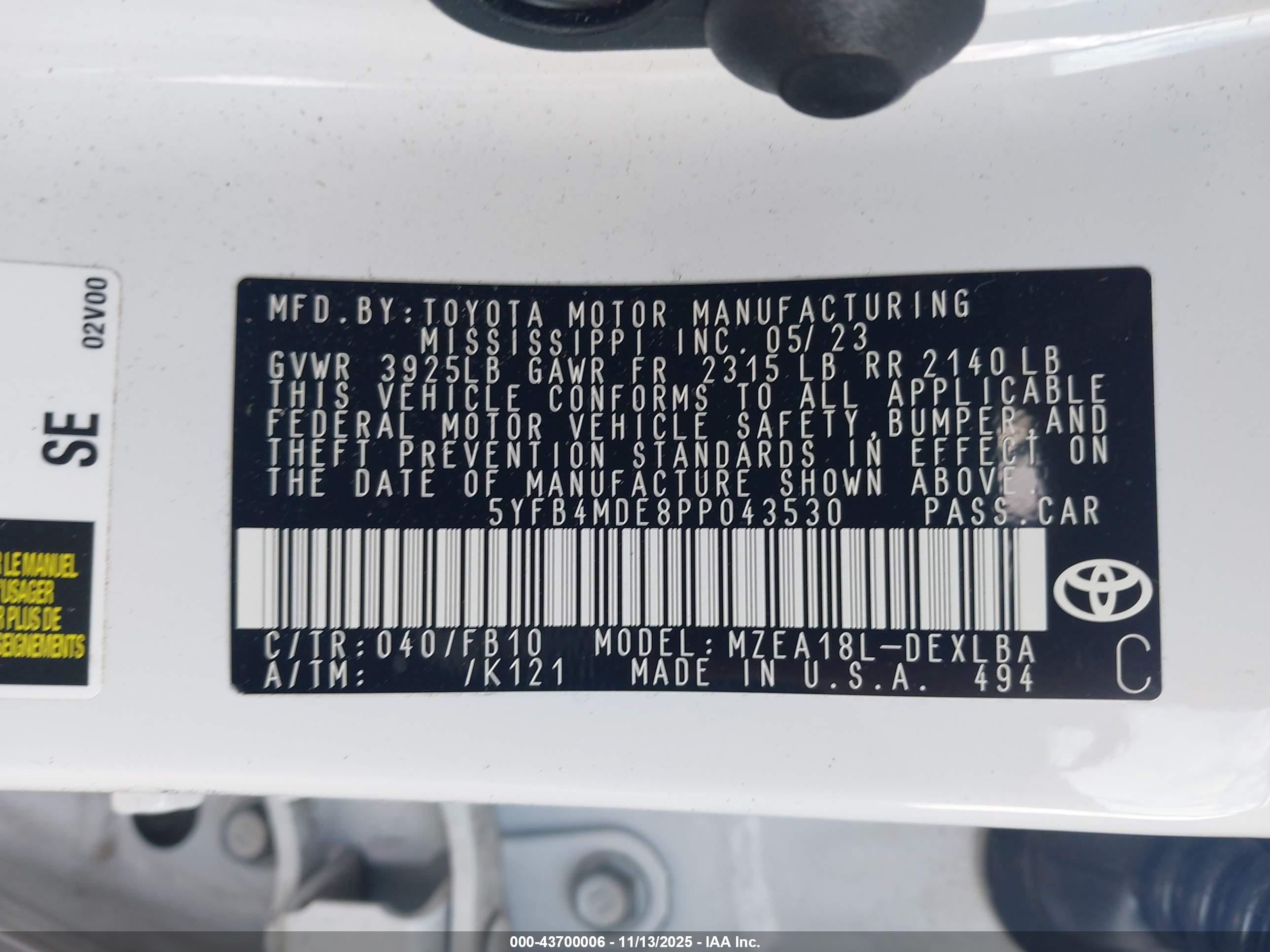 TOYOTA COROLLA image 9