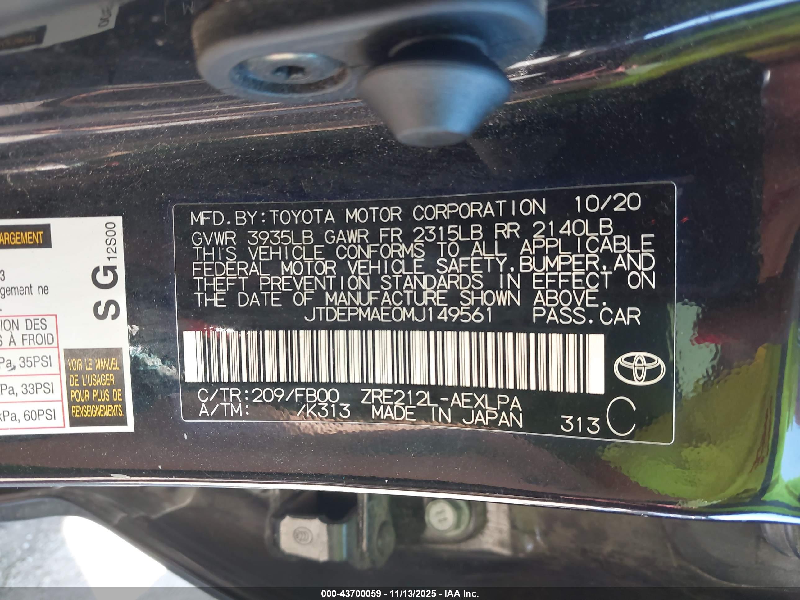 TOYOTA COROLLA image 9