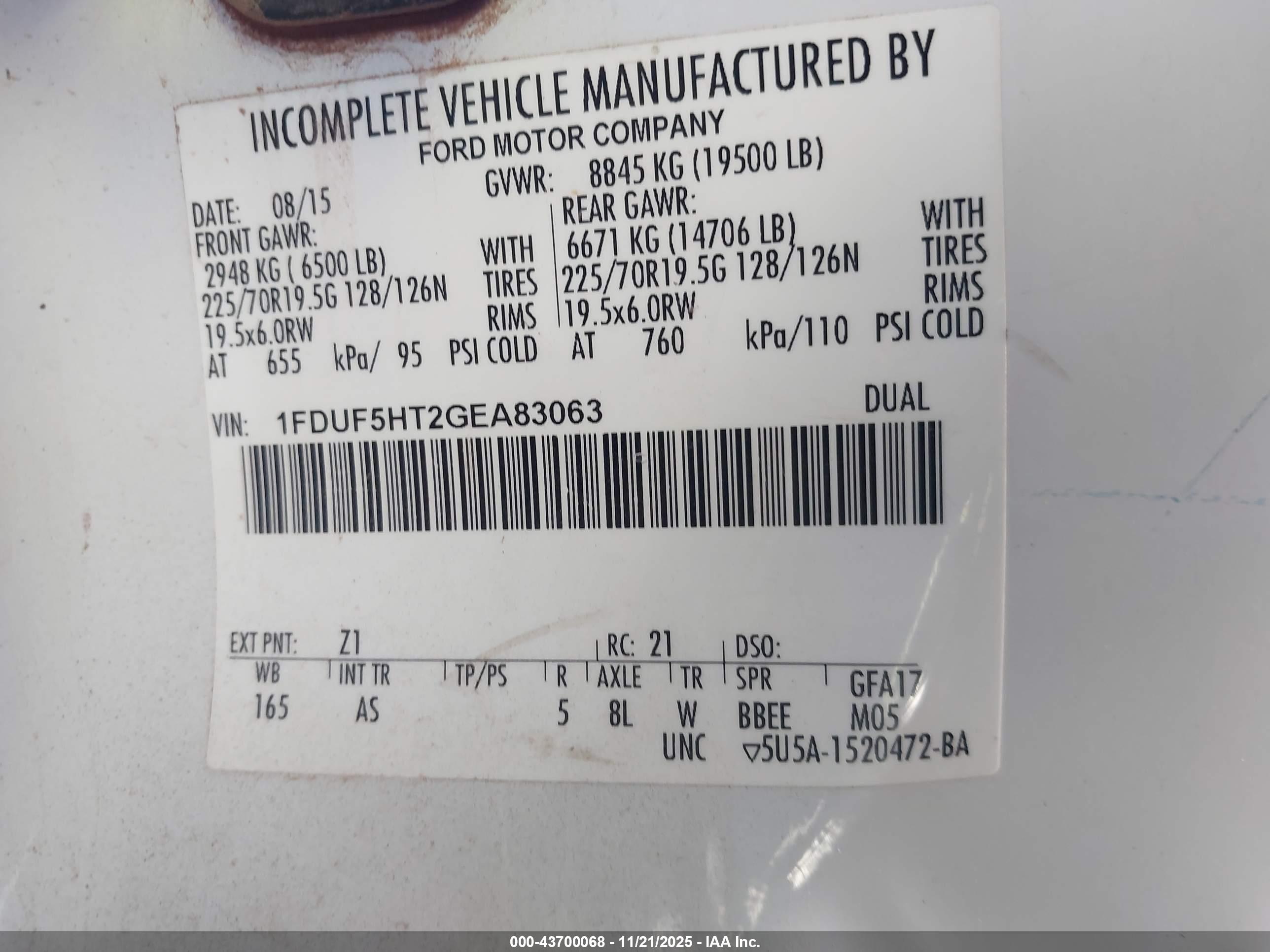 FORD F-550 image 9