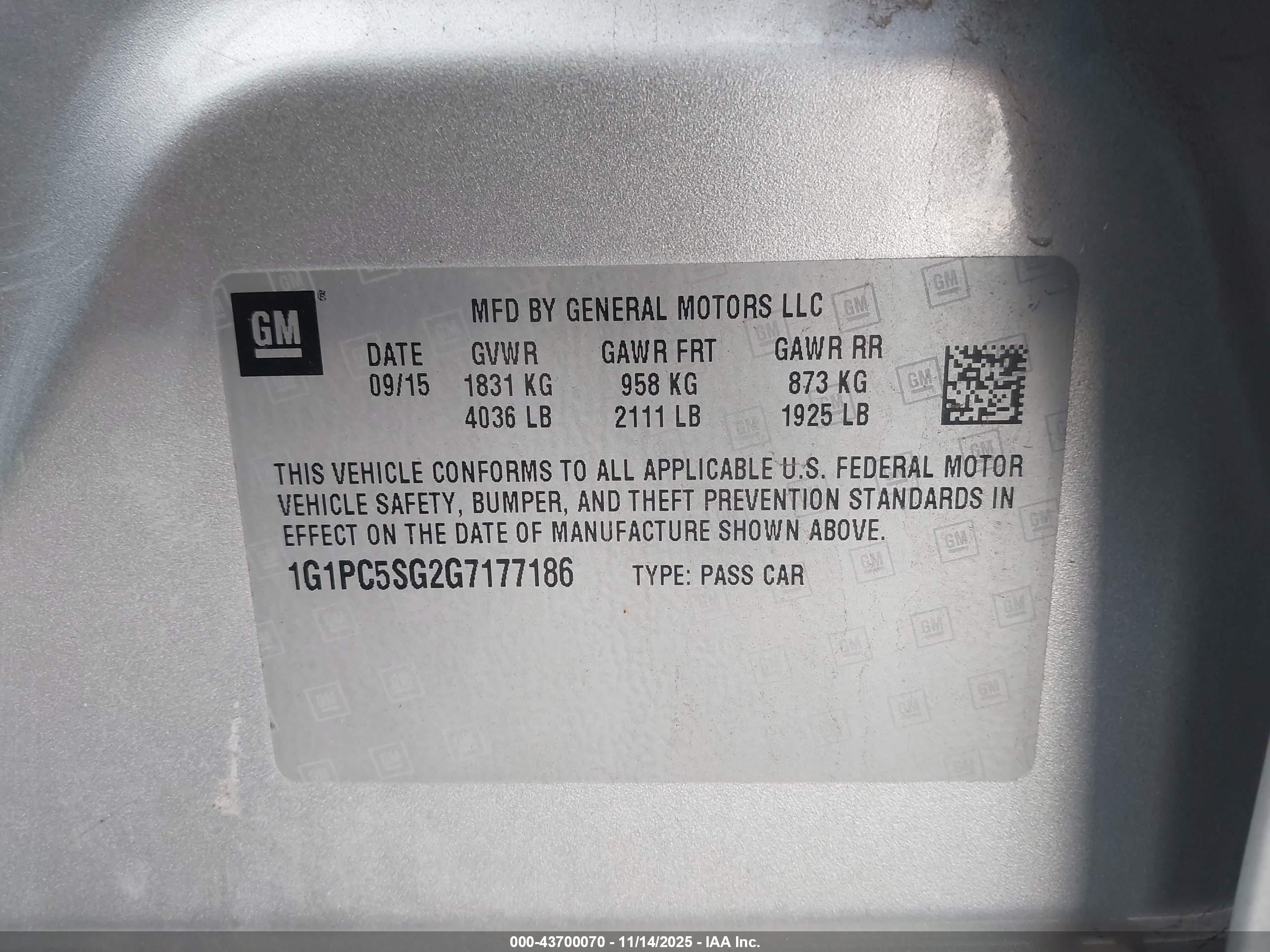 CHEVROLET CRUZE image 9
