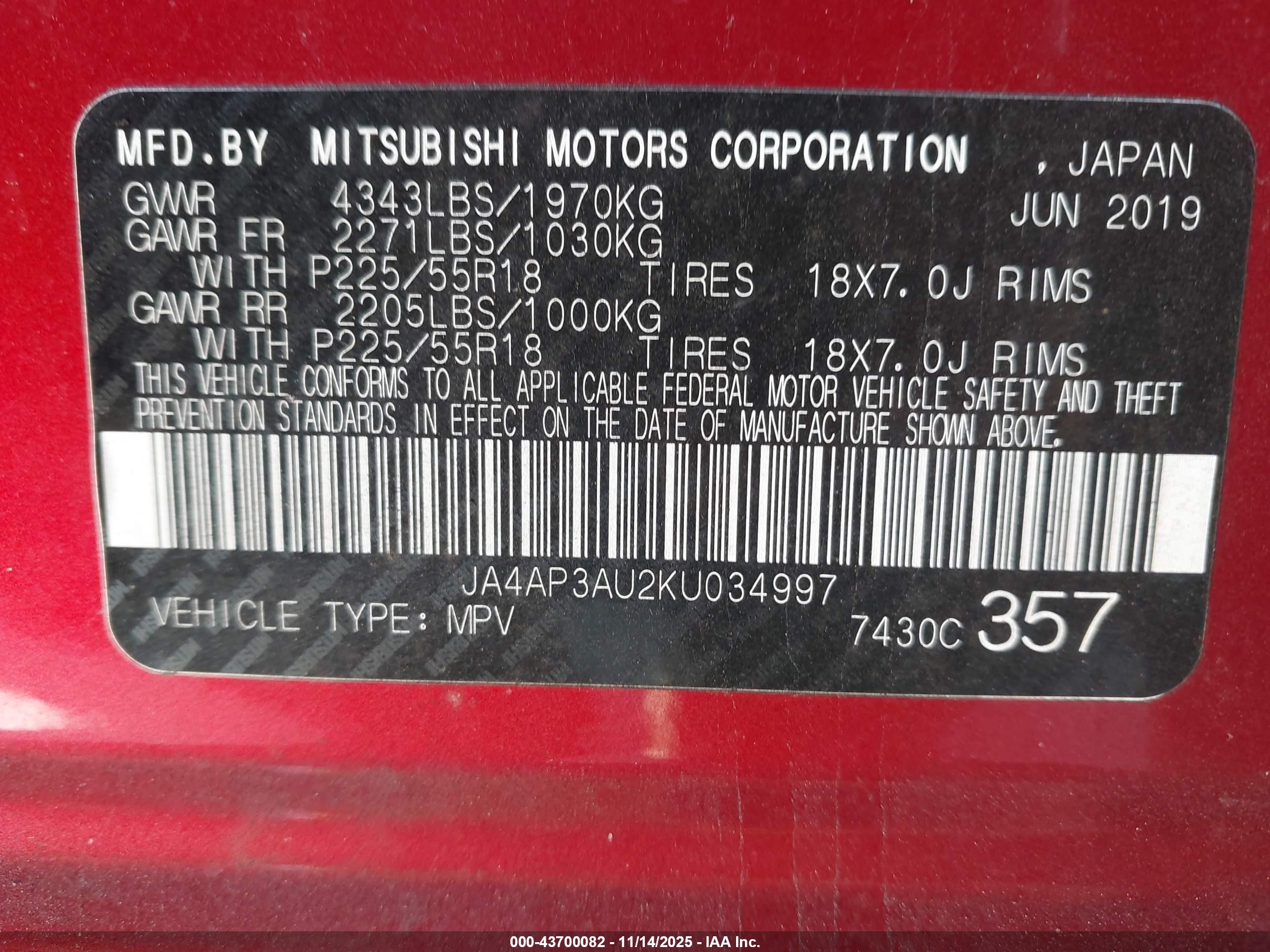 MITSUBISHI OUTLANDER image 9