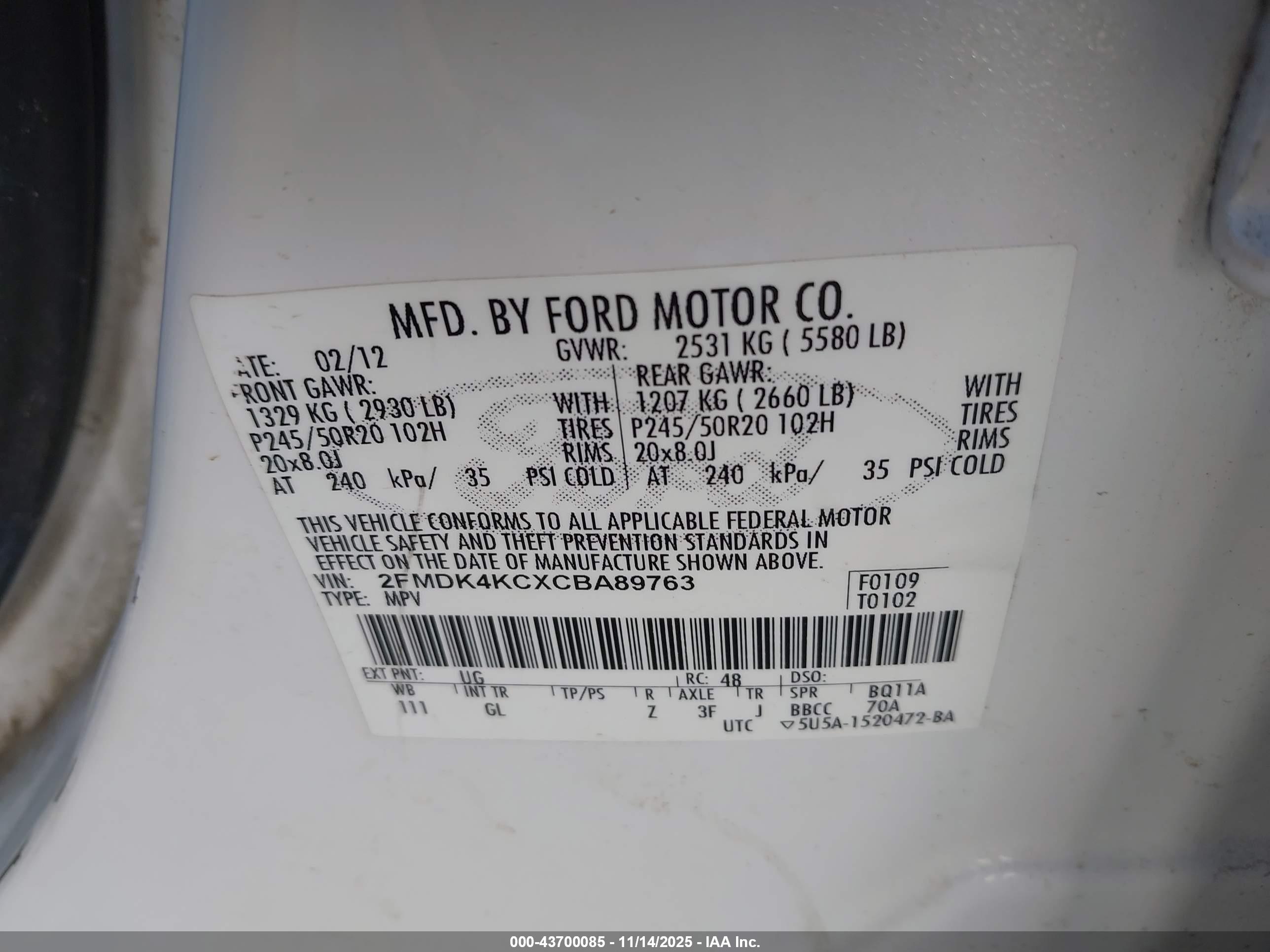 FORD EDGE image 9
