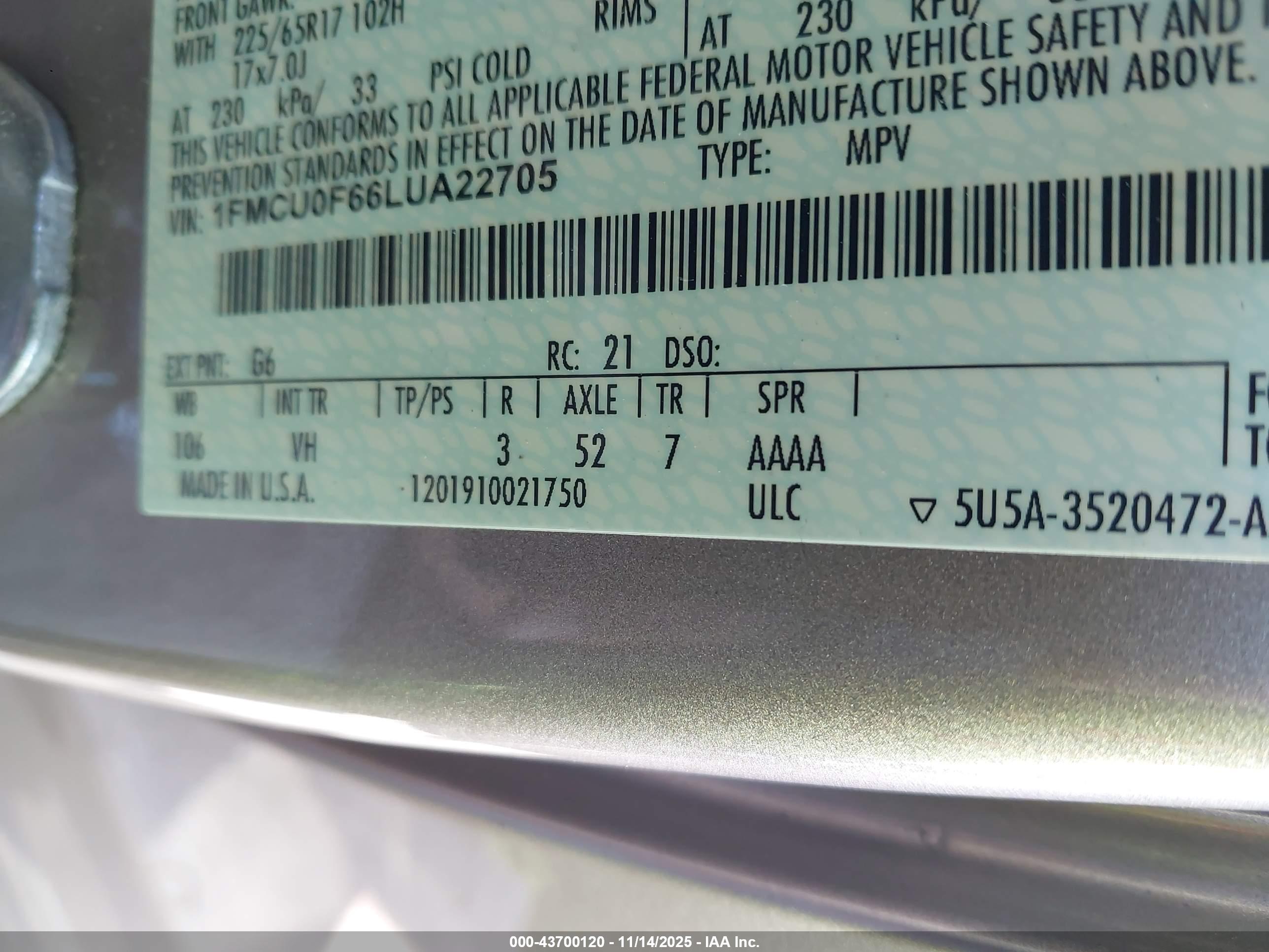 FORD ESCAPE image 9
