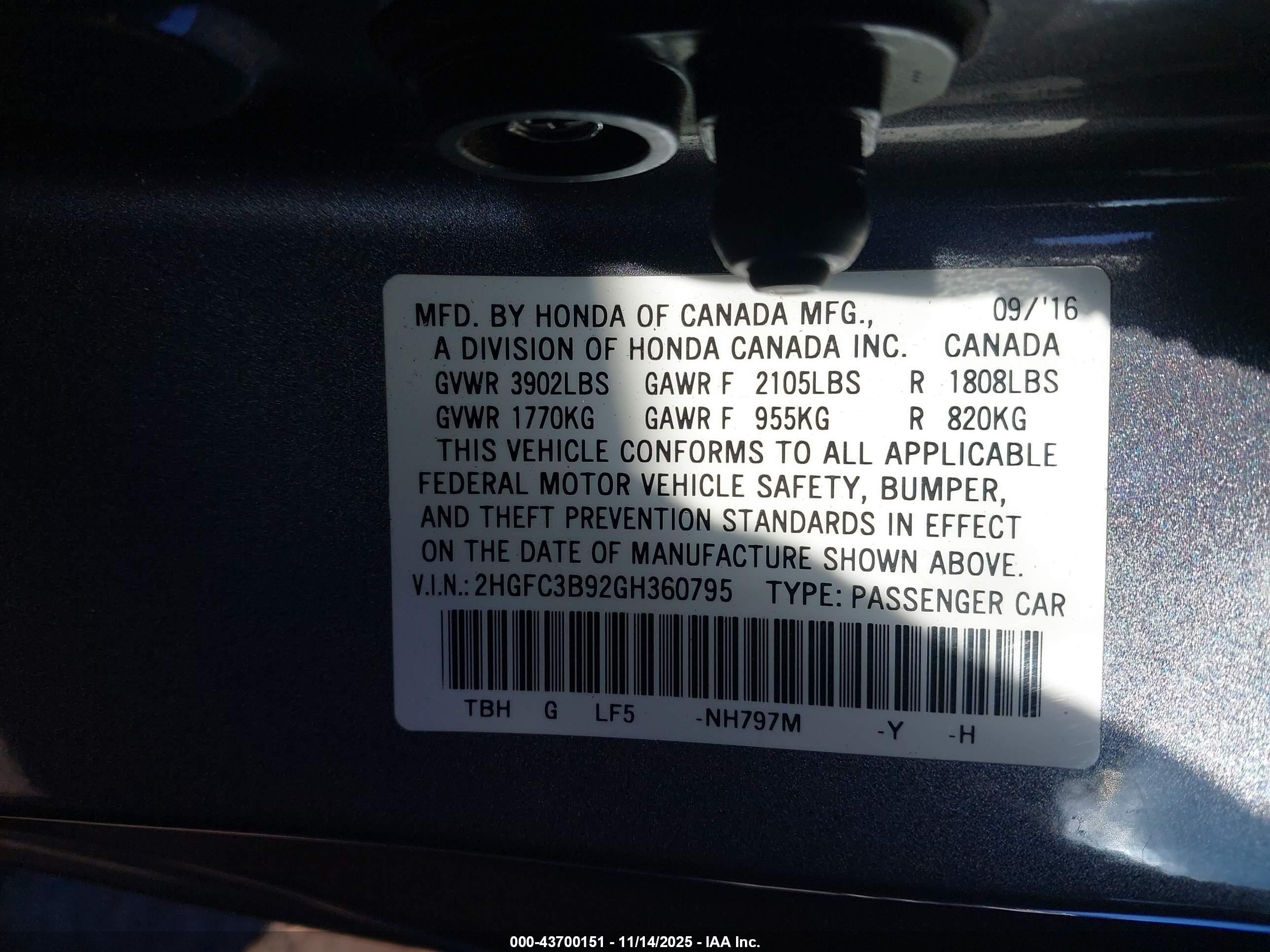 HONDA CIVIC image 9