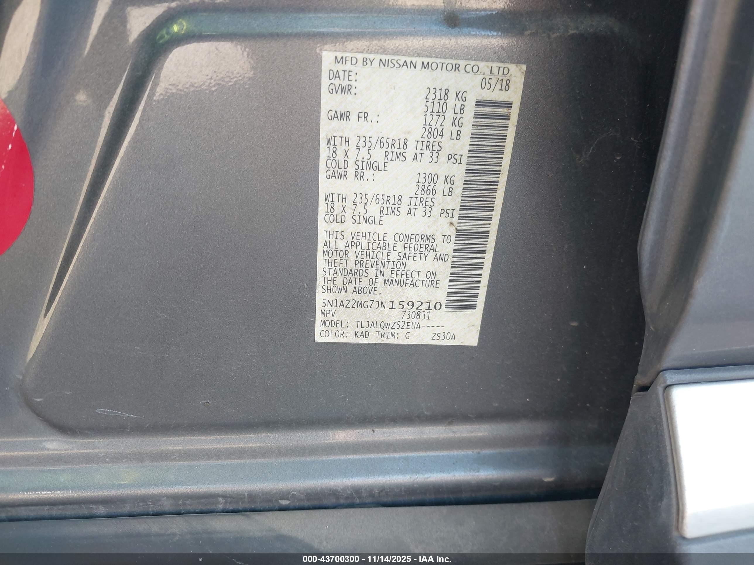 NISSAN MURANO image 9