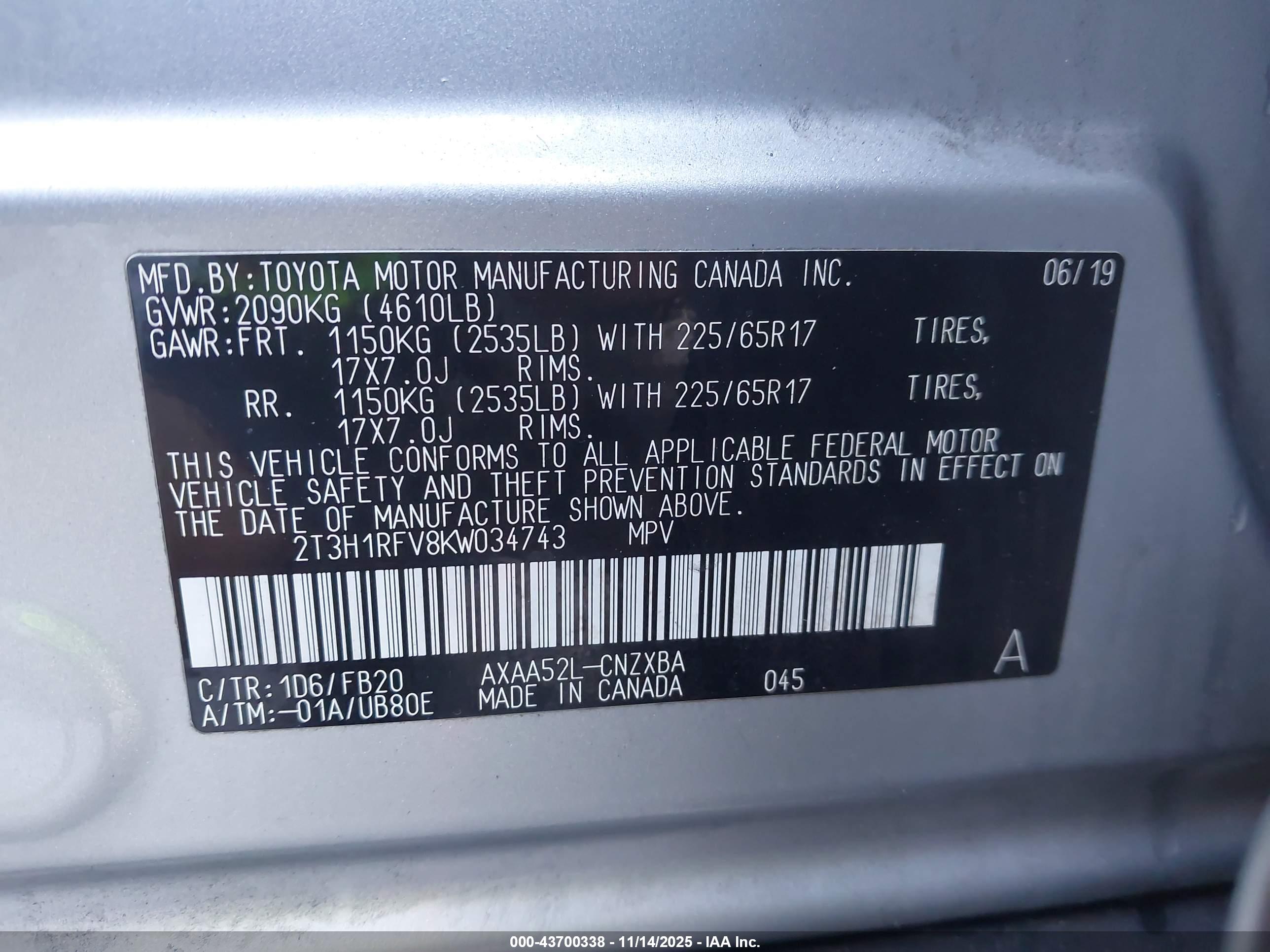 TOYOTA RAV4 image 9