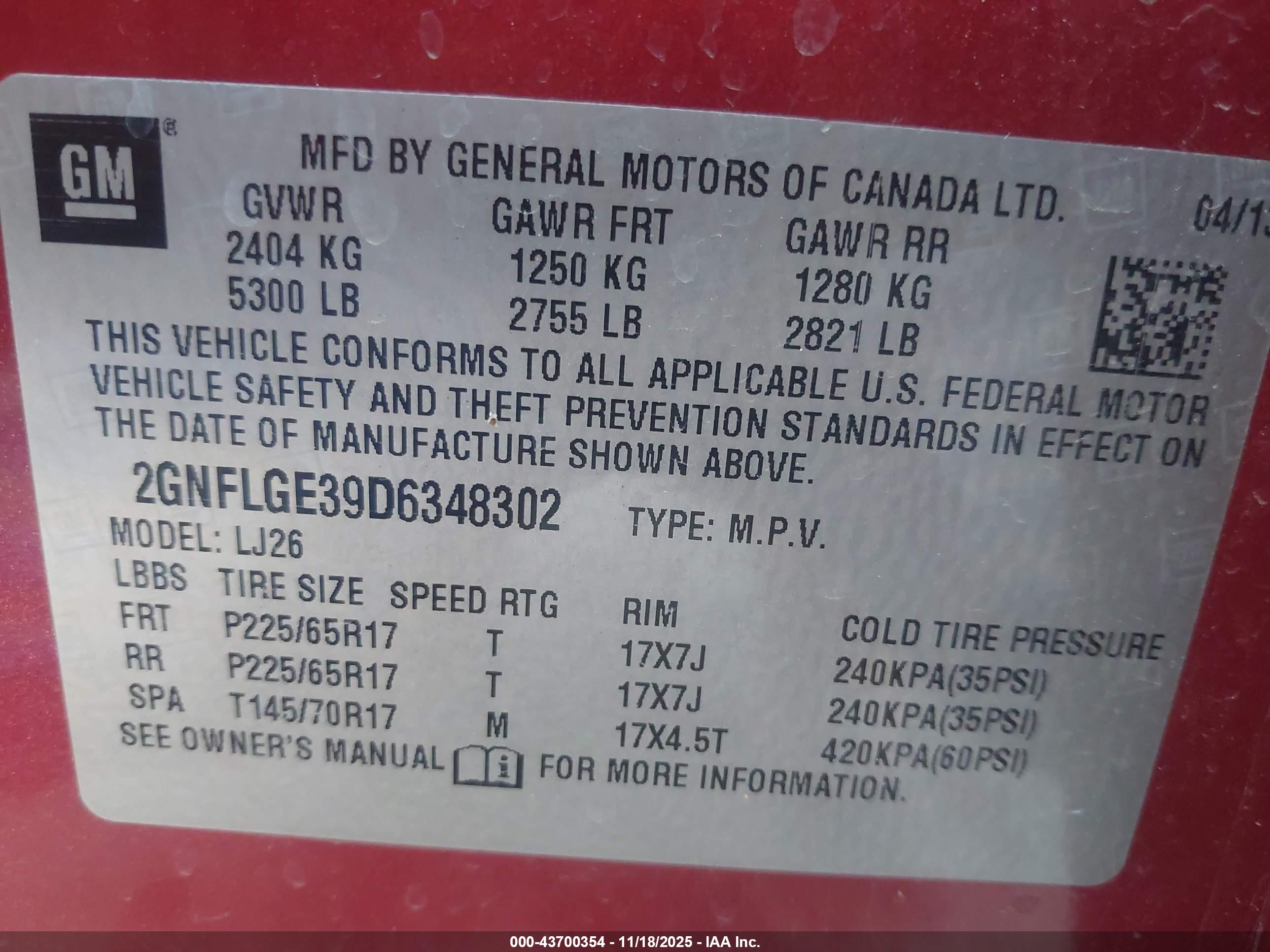 CHEVROLET EQUINOX image 9