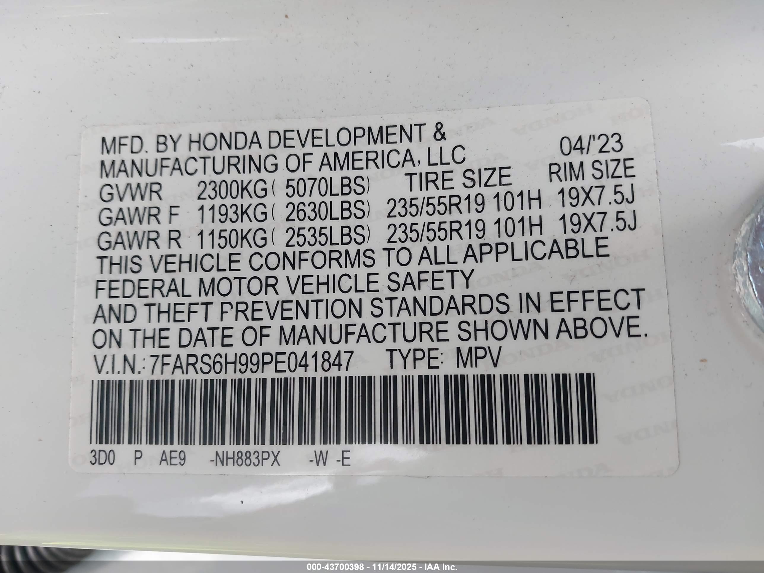 HONDA CR-V image 9