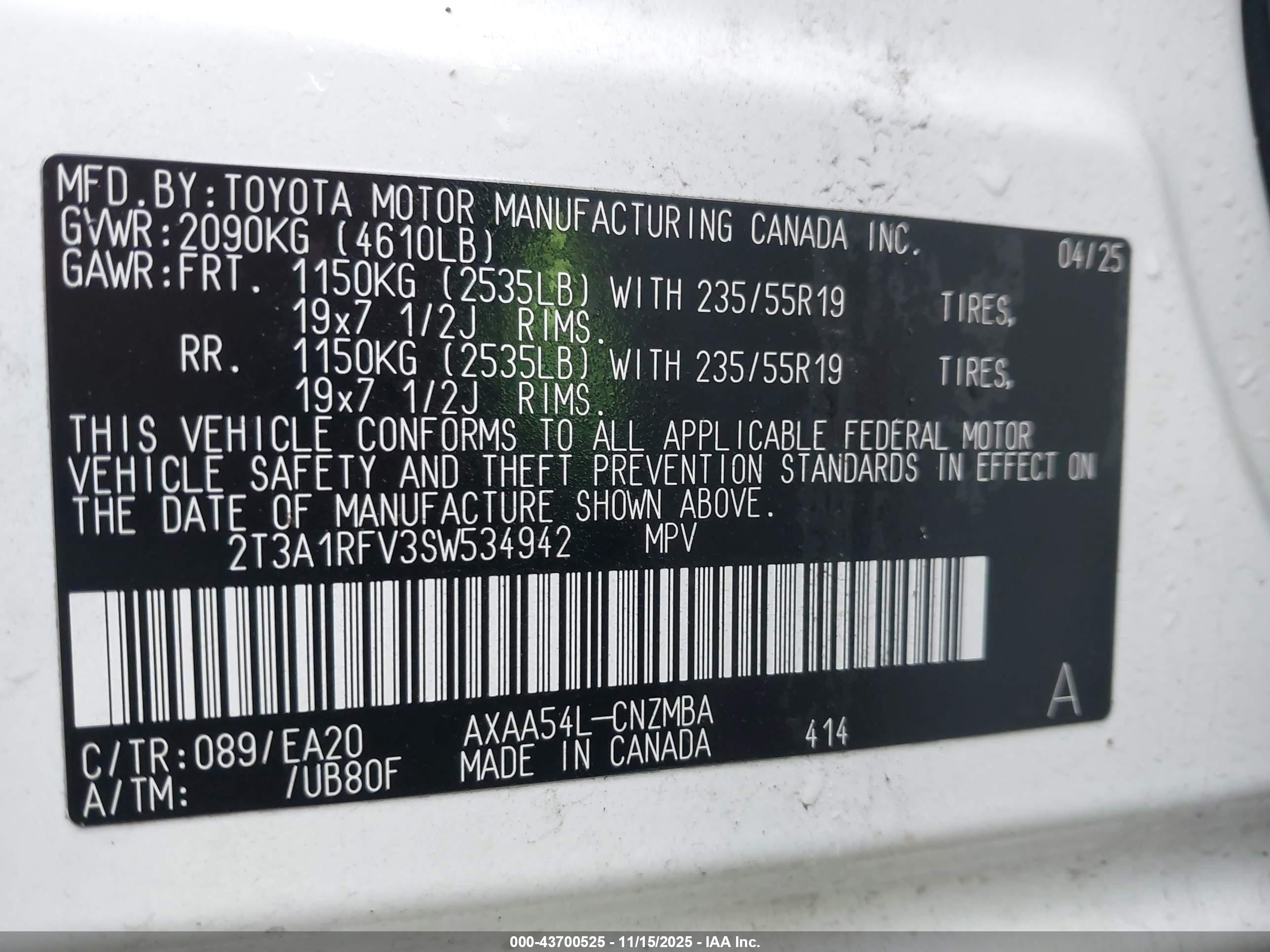 TOYOTA RAV4 image 9