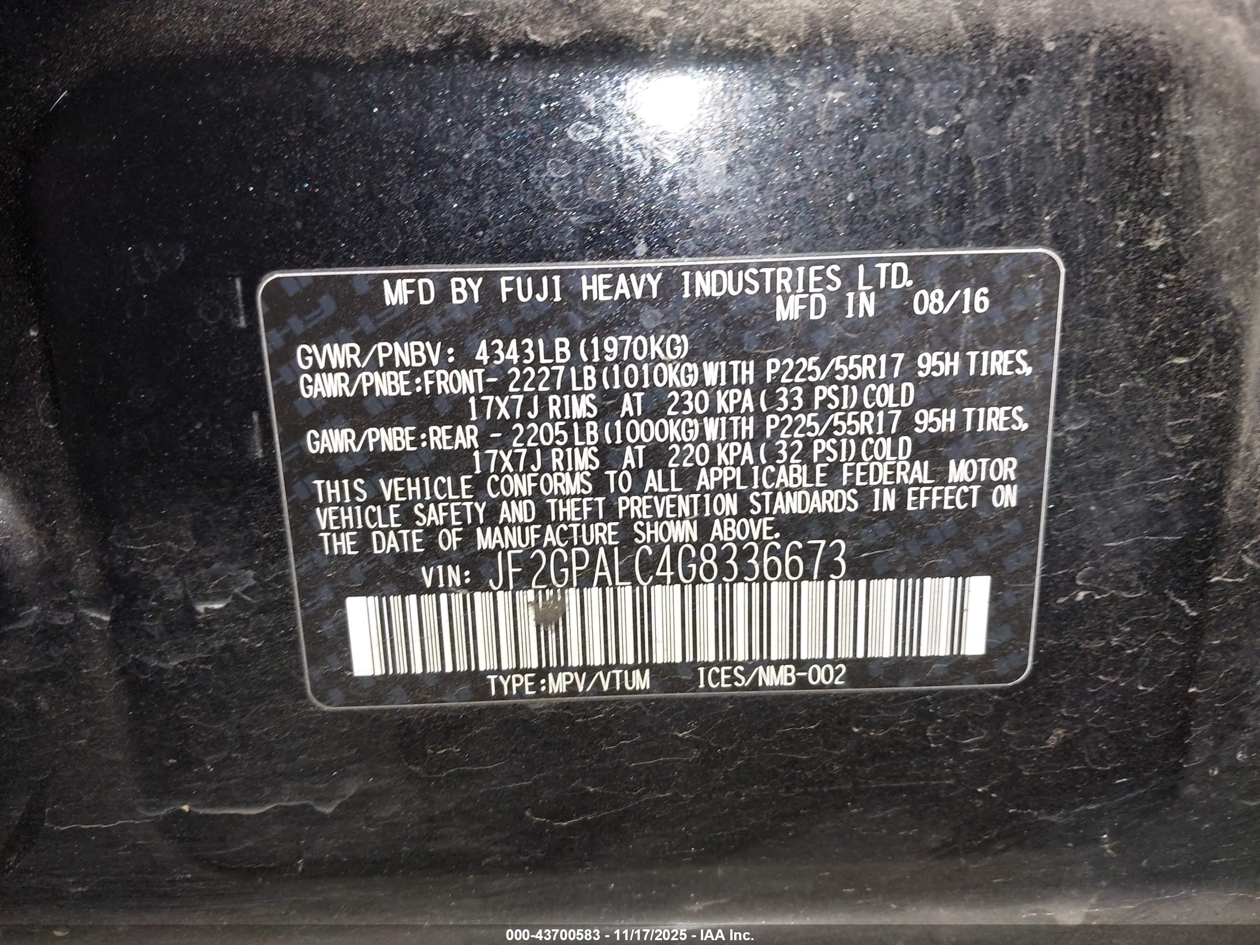 SUBARU CROSSTREK image 9