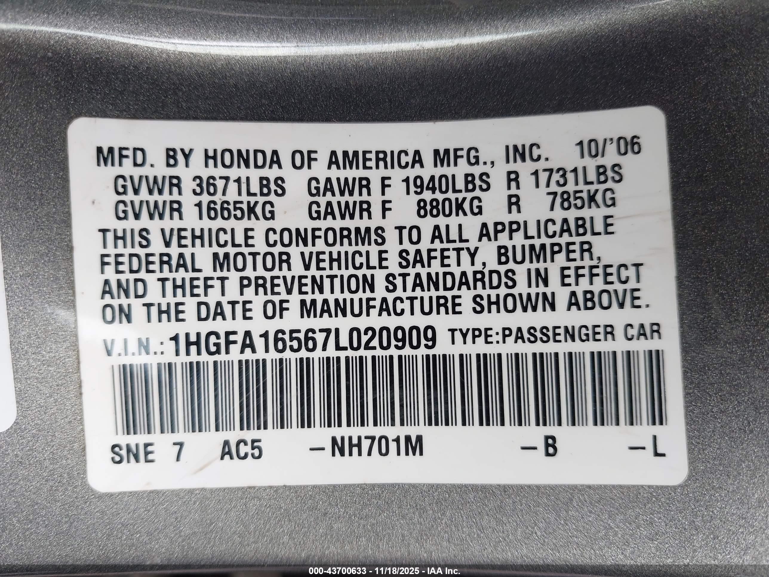 HONDA CIVIC image 9