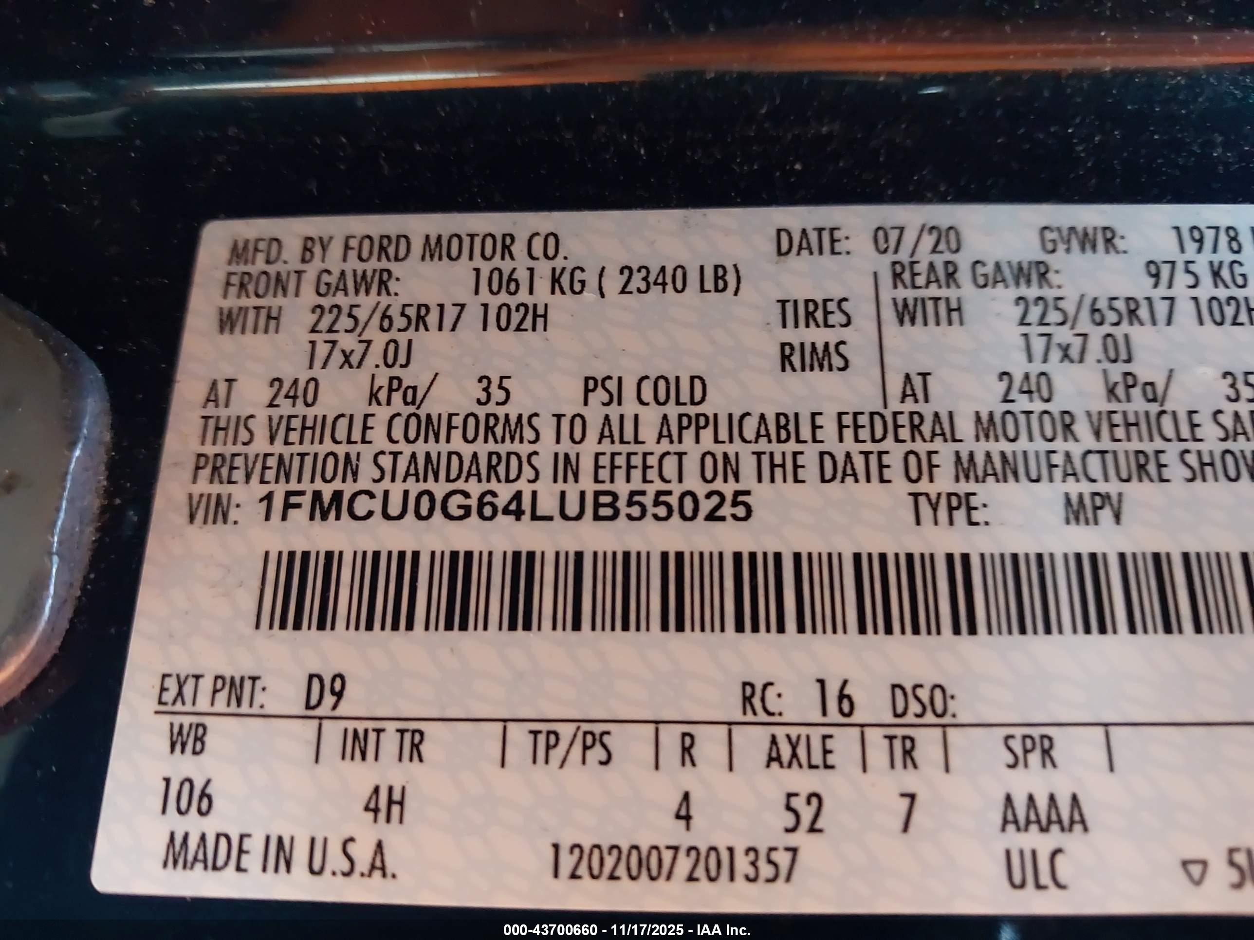 FORD ESCAPE image 9