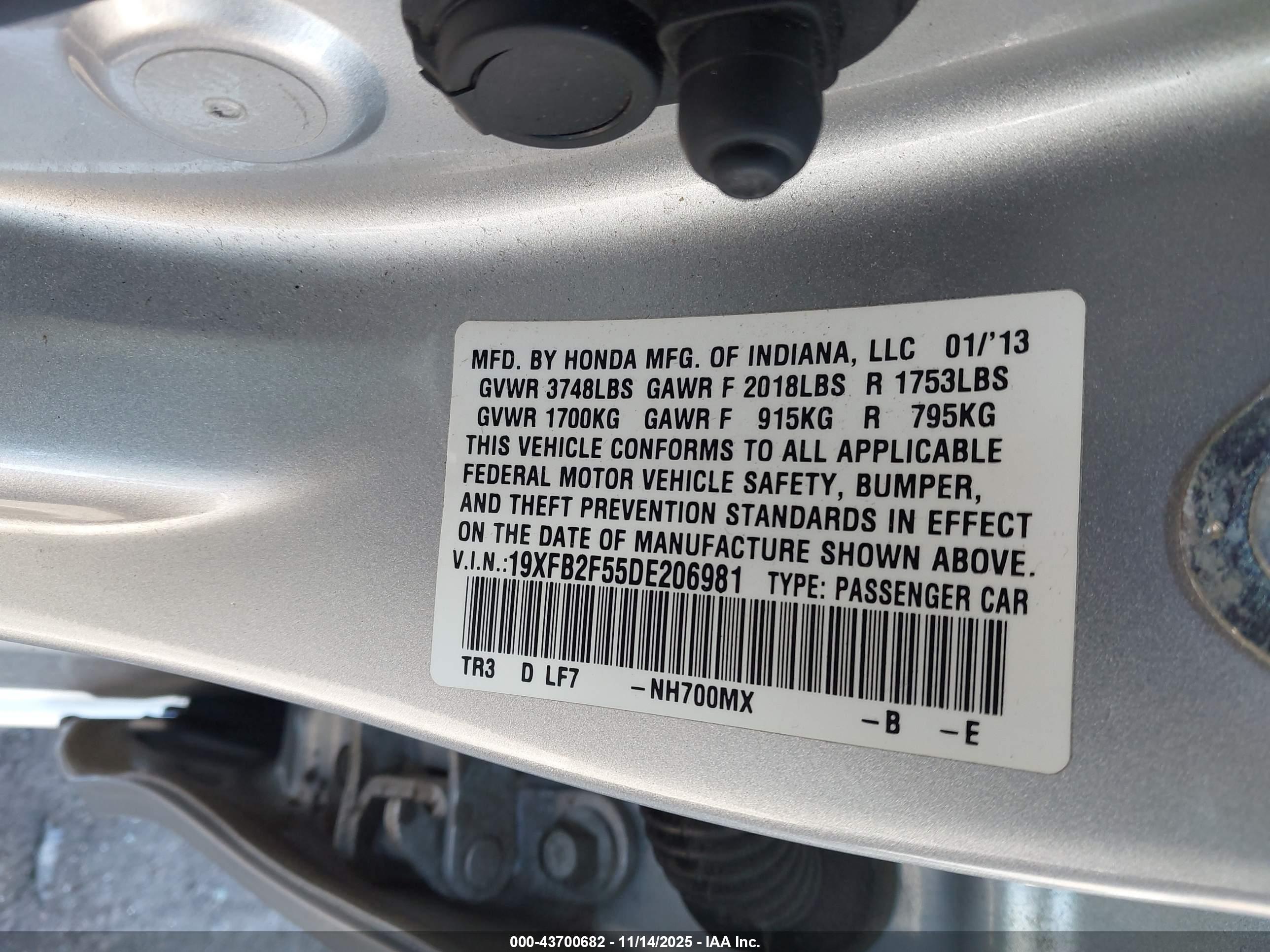 HONDA CIVIC image 9