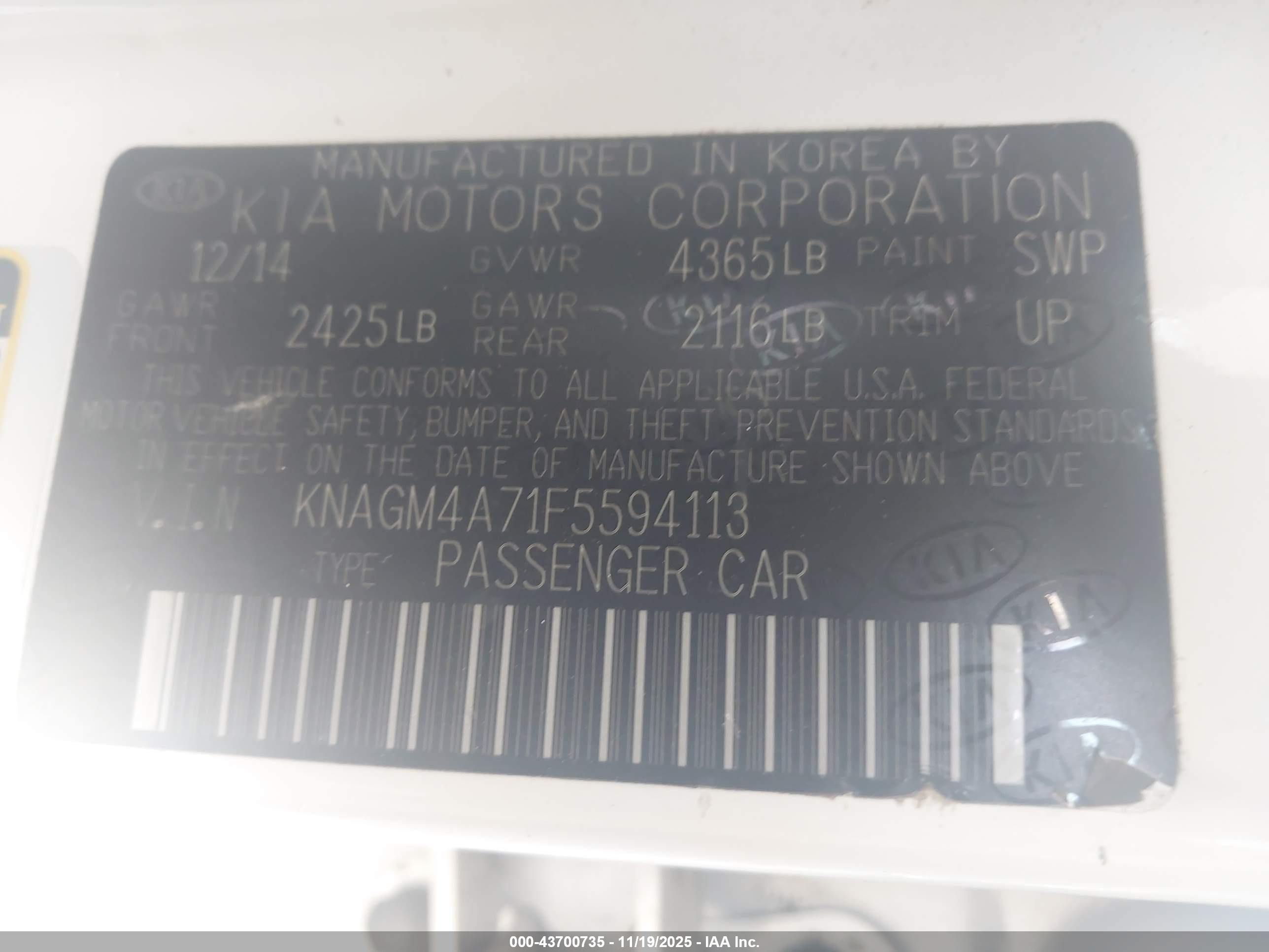 KIA OPTIMA image 9