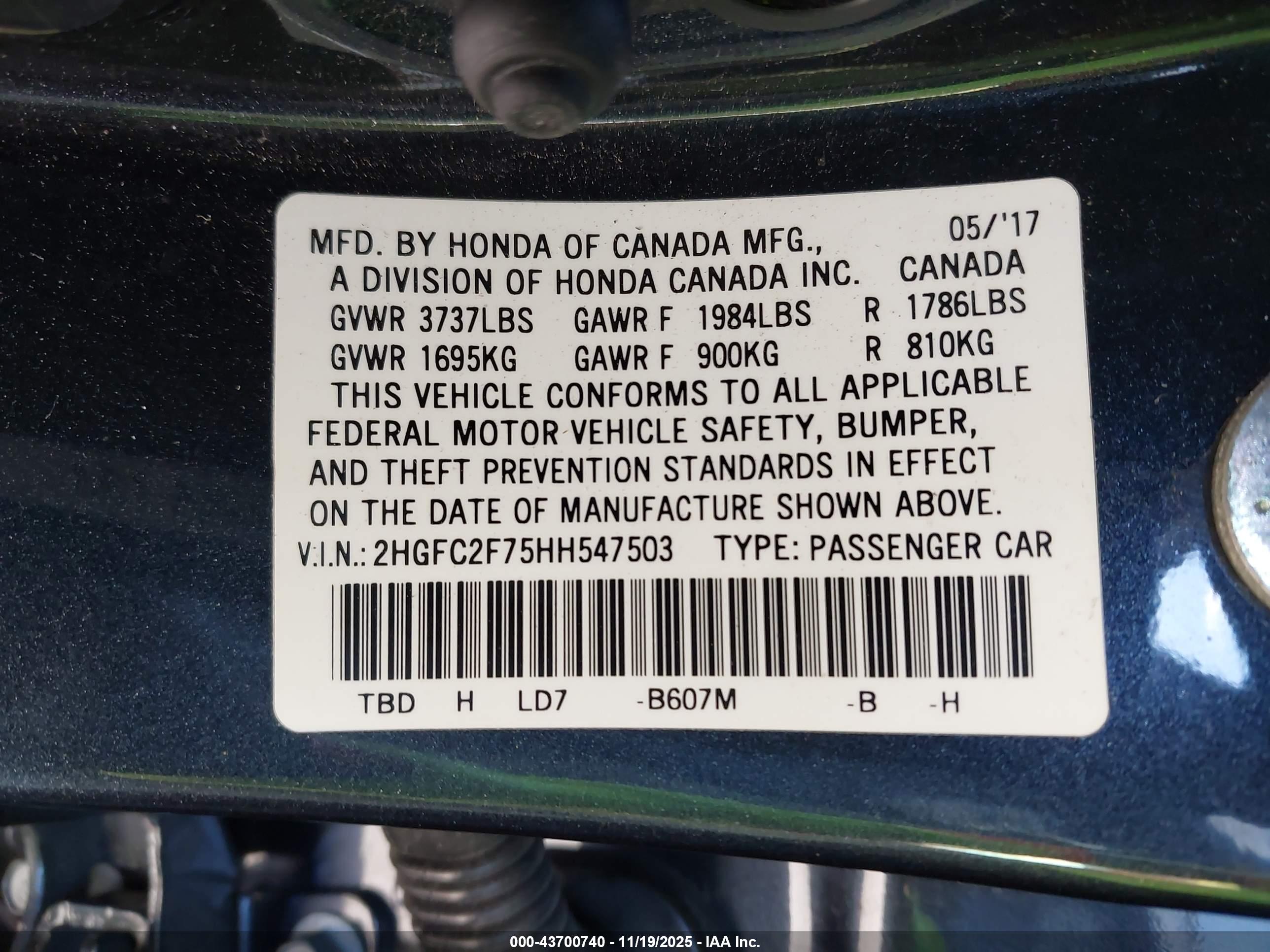 HONDA CIVIC image 9