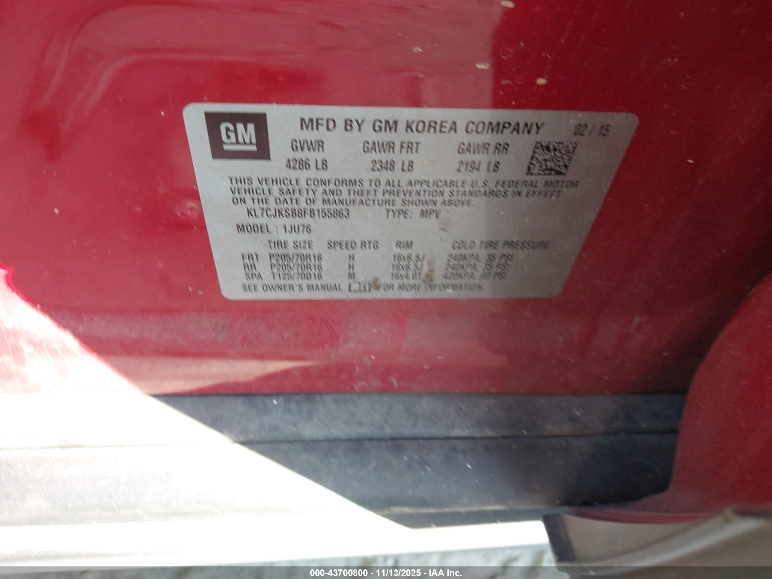 CHEVROLET TRAX image 9