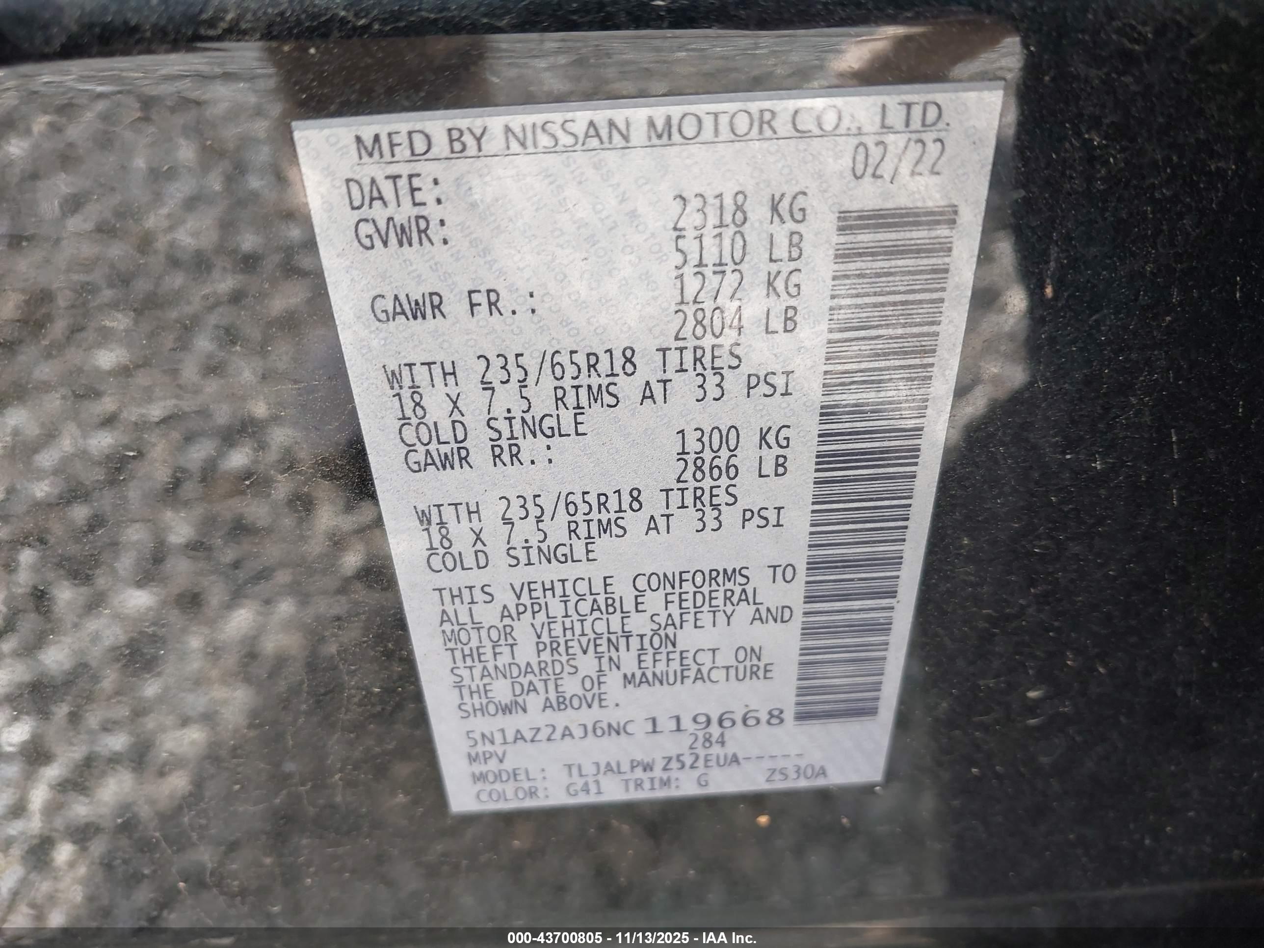 NISSAN MURANO image 9
