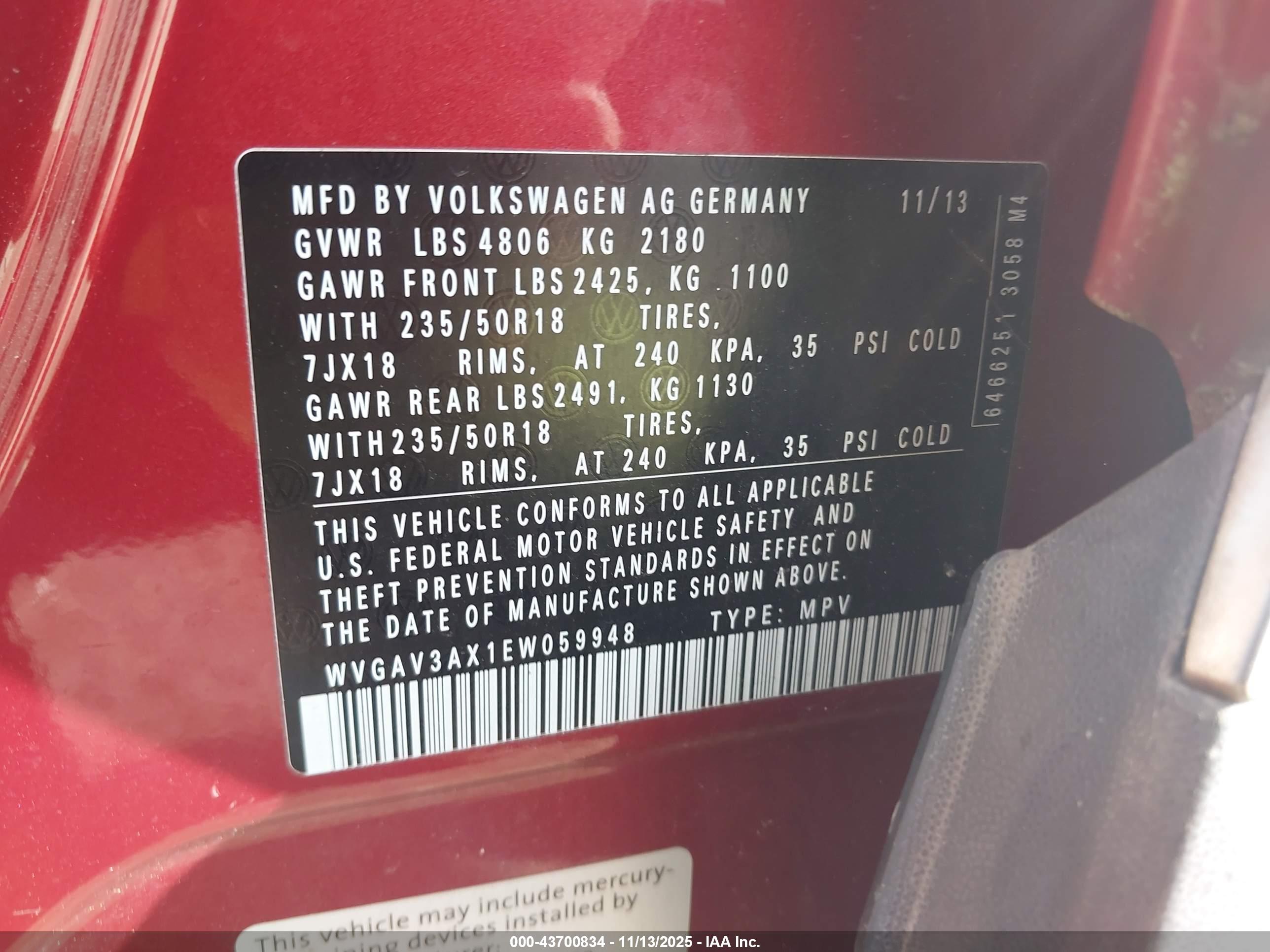 VOLKSWAGEN TIGUAN image 9