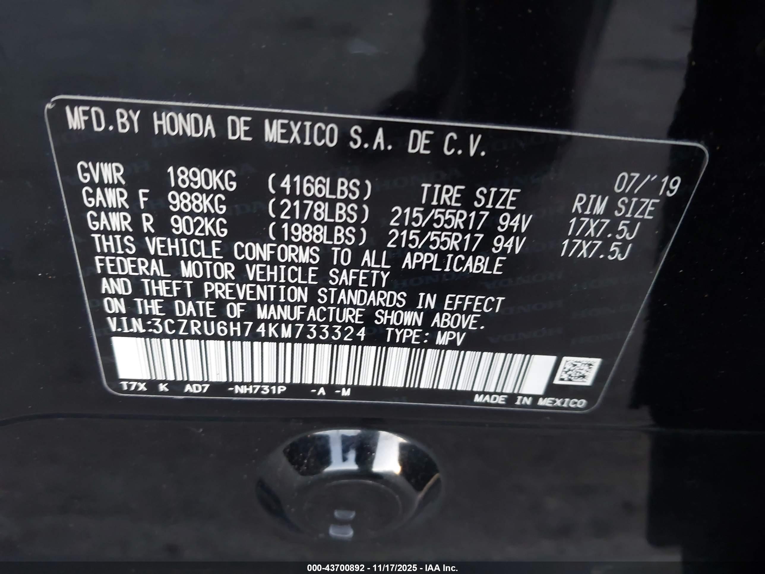 HONDA HR-V image 9