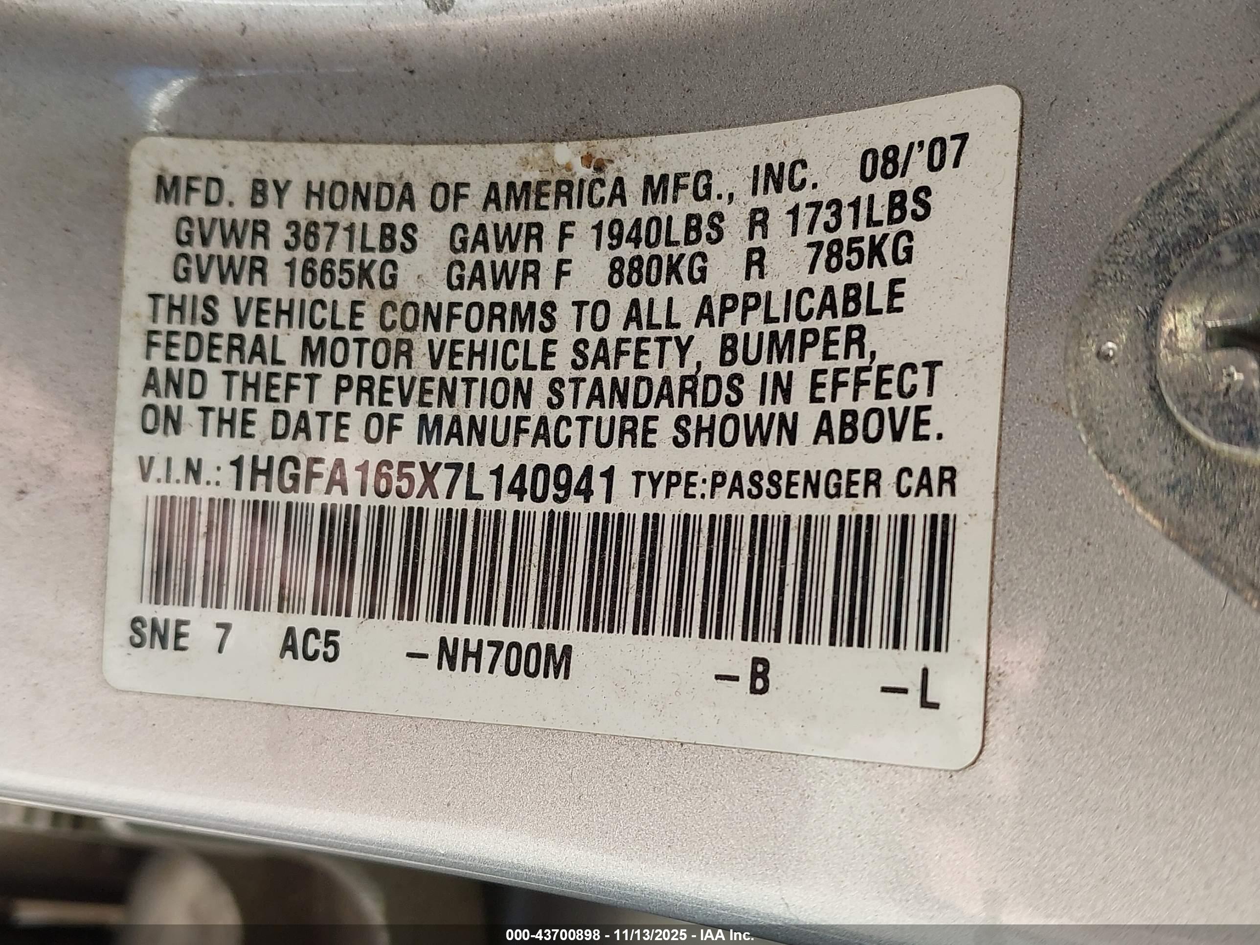 HONDA CIVIC image 9