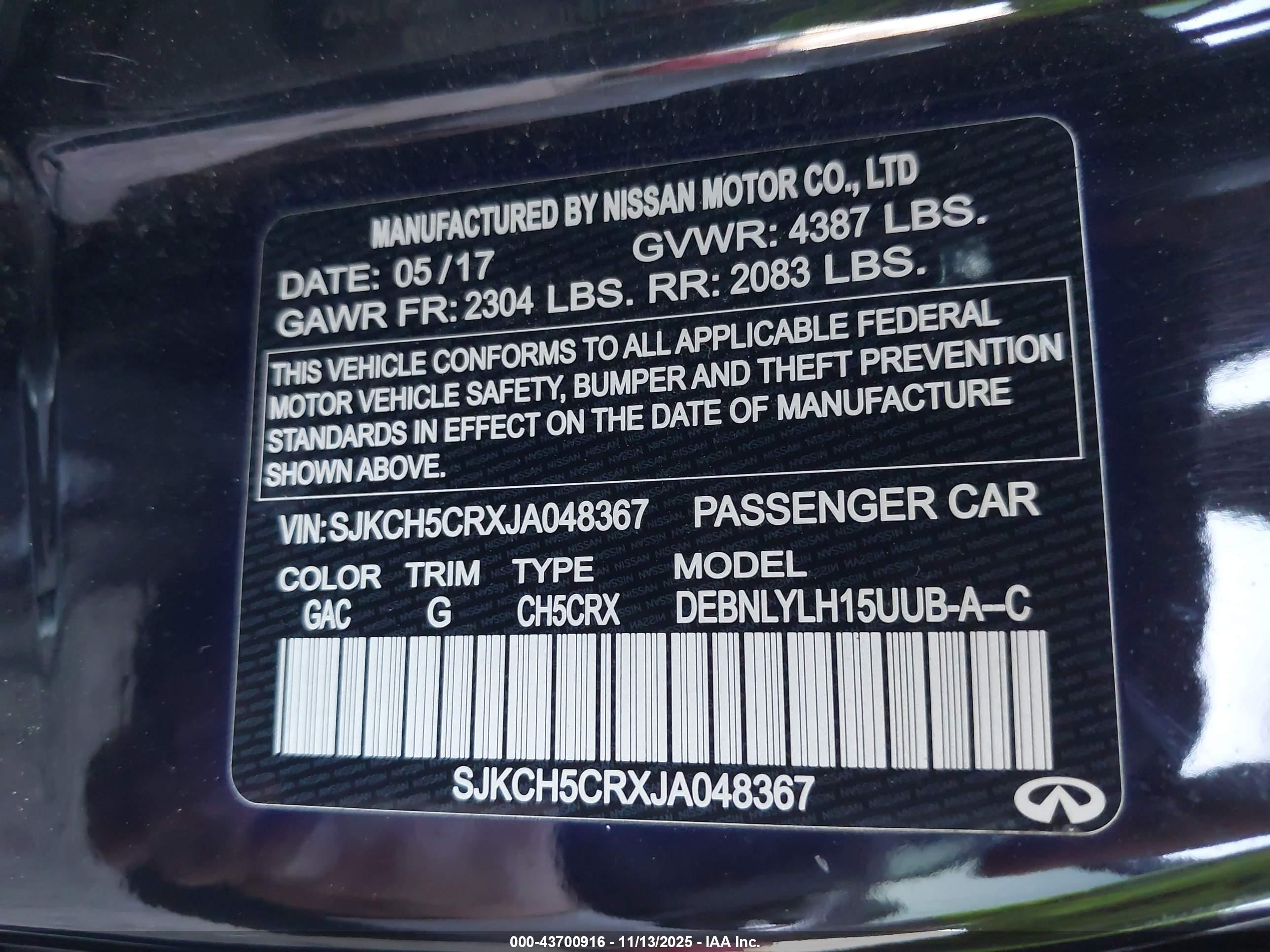 INFINITI QX30 image 9