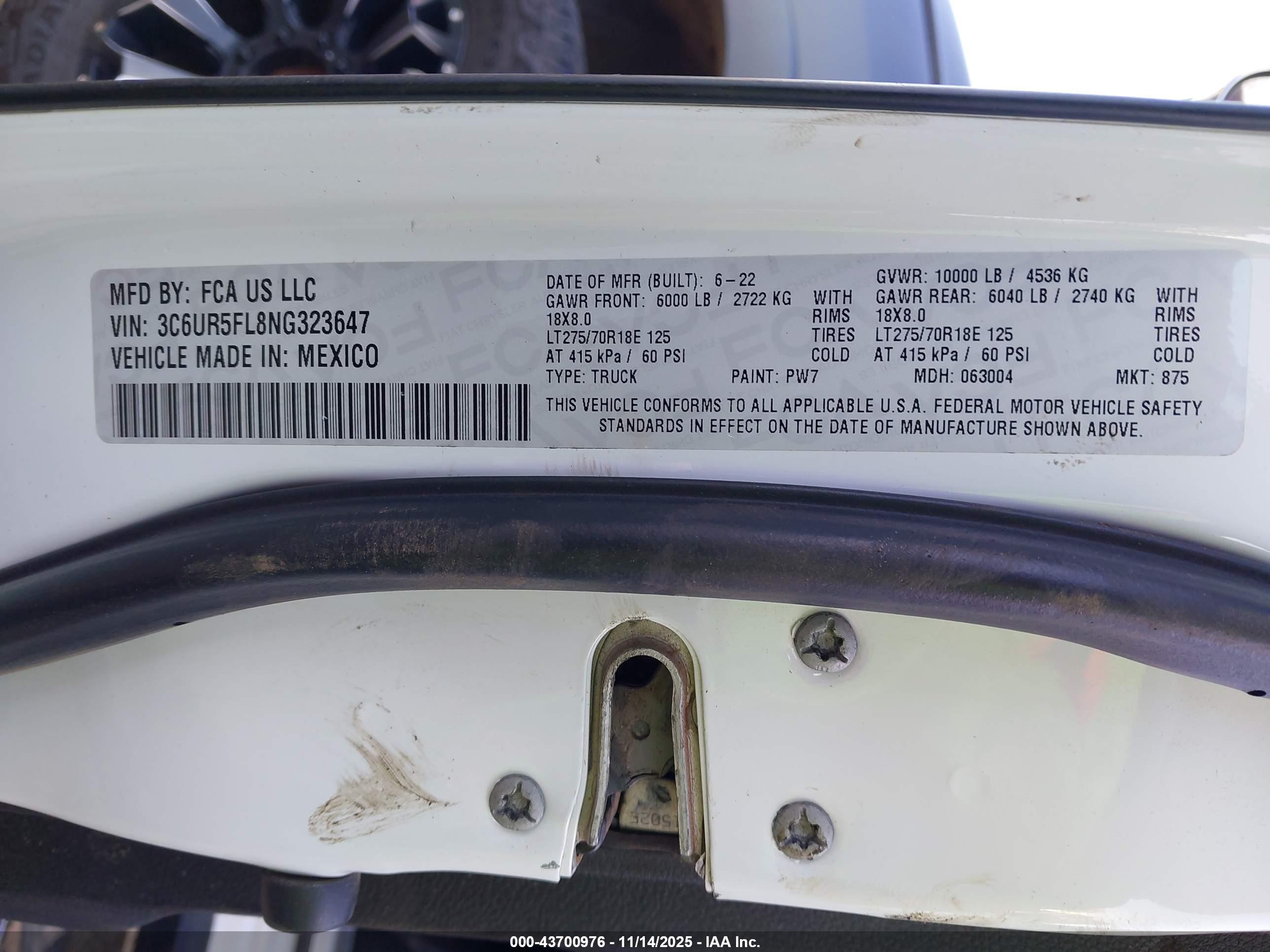 RAM 2500 image 9